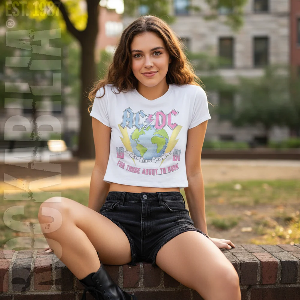 AC/DC Earth For Those About To Rock Junior Top - Image 2