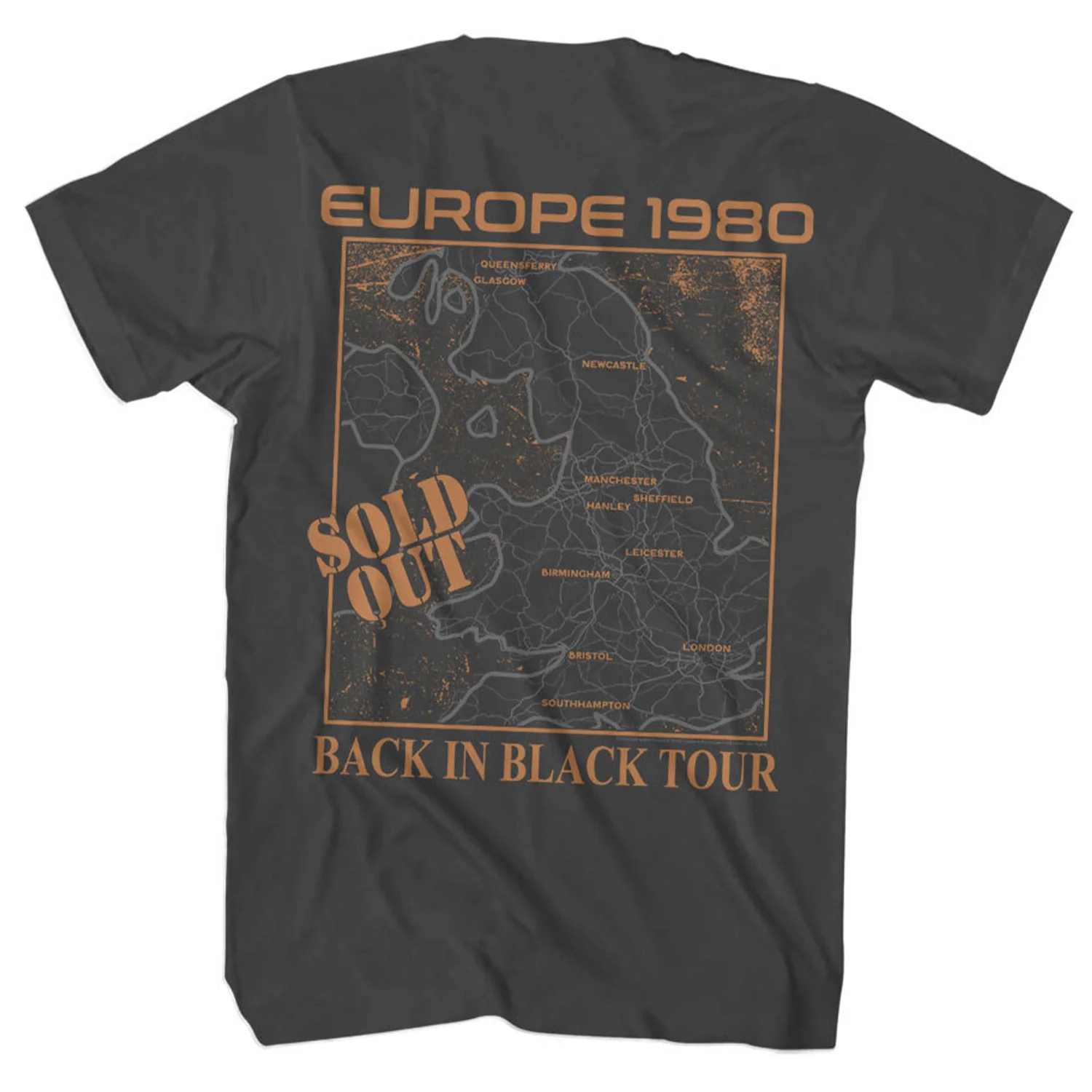 AC/DC Europe 1980 T-shirt - Image 2