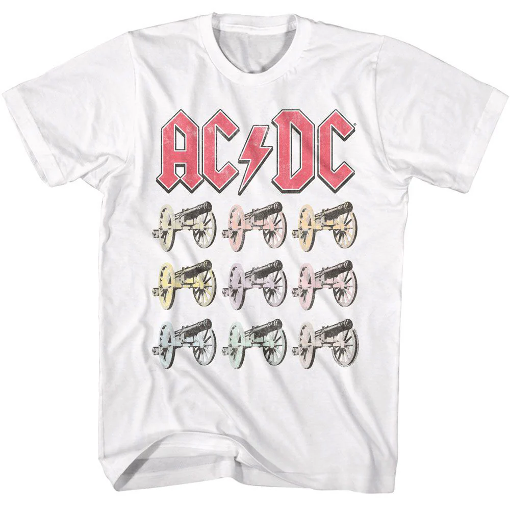 AC/DC Multi Color Cannons T-shirt