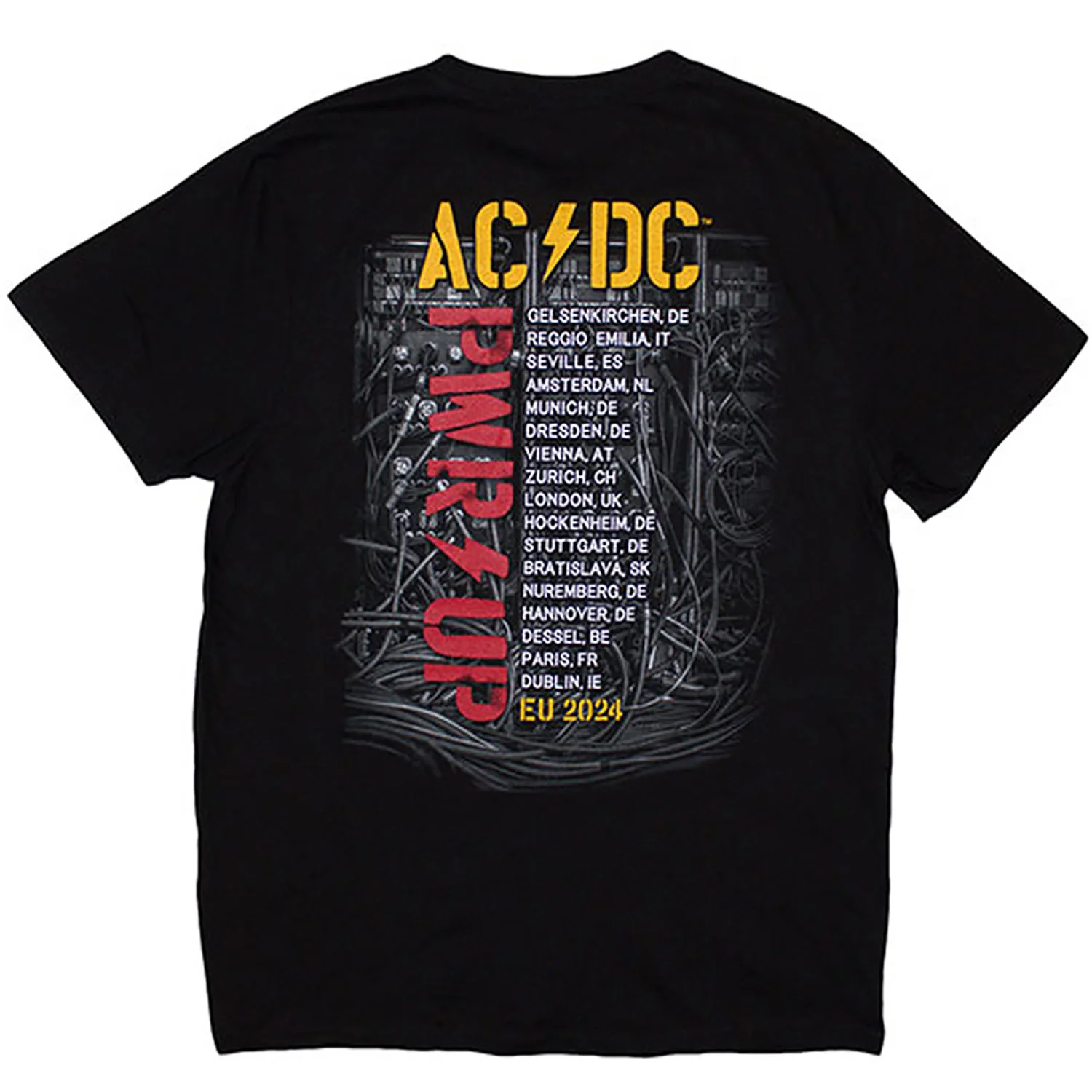 Control Wires Pwr-up Eu Tour '24 T-shirt - Image 2