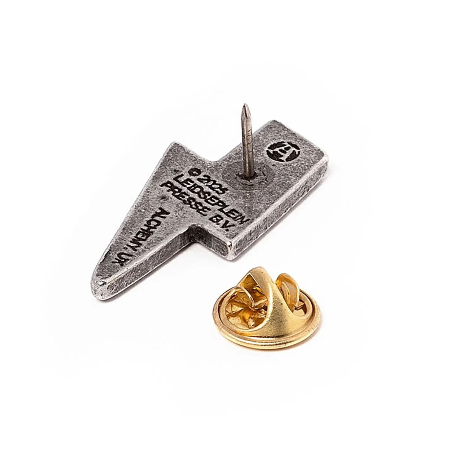PWR/UP Pin Badge Pewter Pin Badge - Image 3