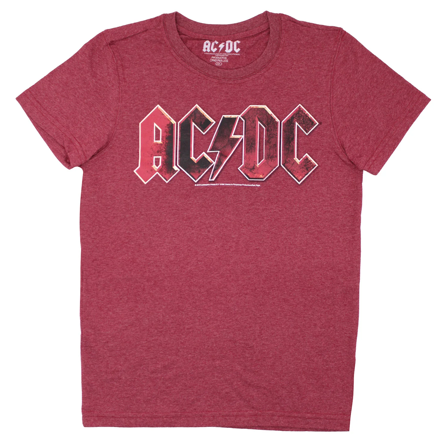 Red Logo On Heather Red T-shirt T-shirt