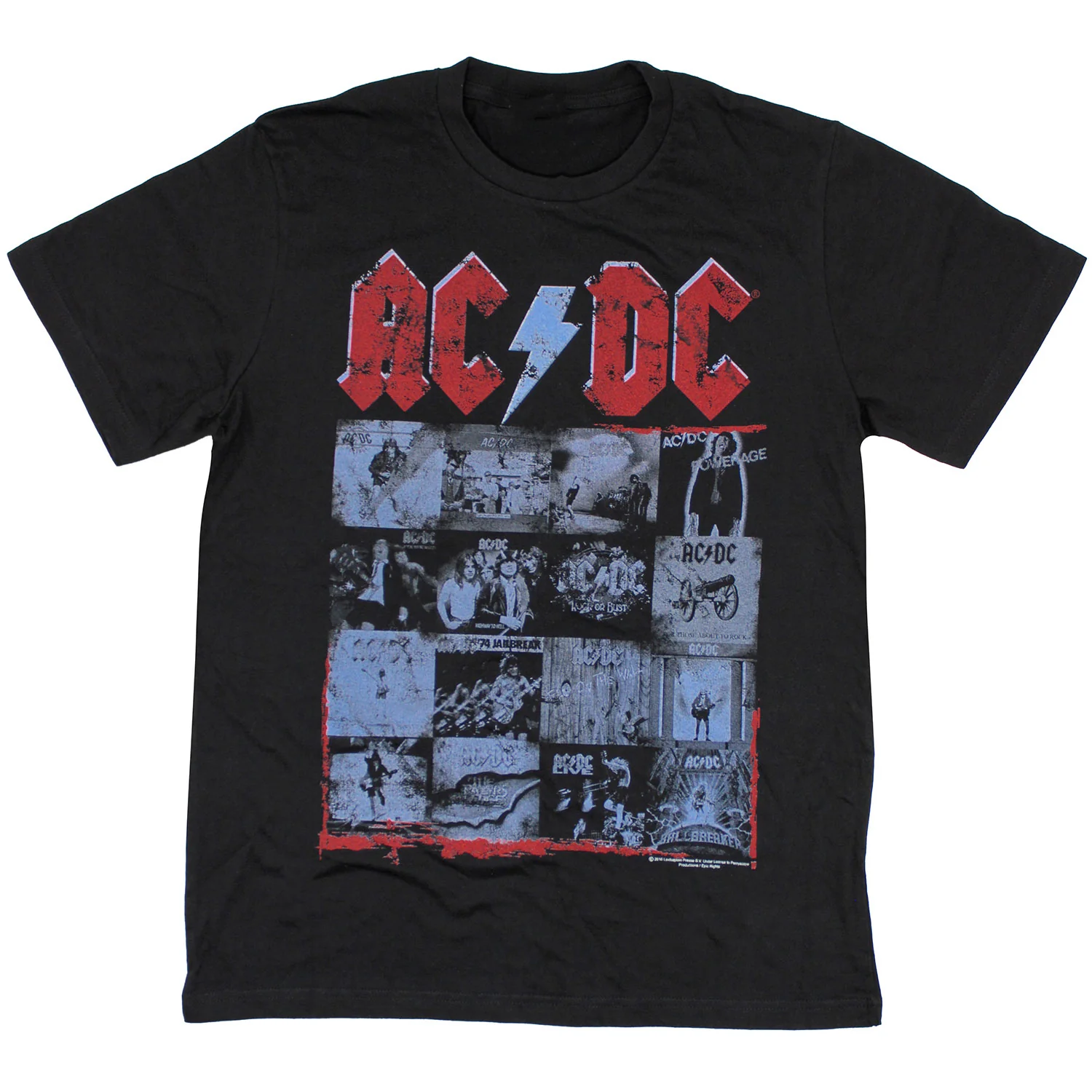 Vintage Distressed Album Covers Discography Under Logo T-shirt