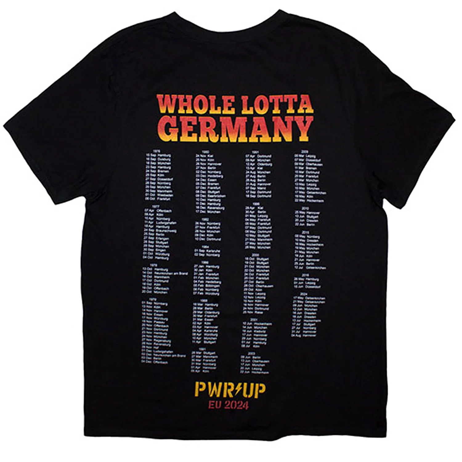 Whole Lotta Germany Pwr-up Eu Tour '24 T-shirt - Image 2