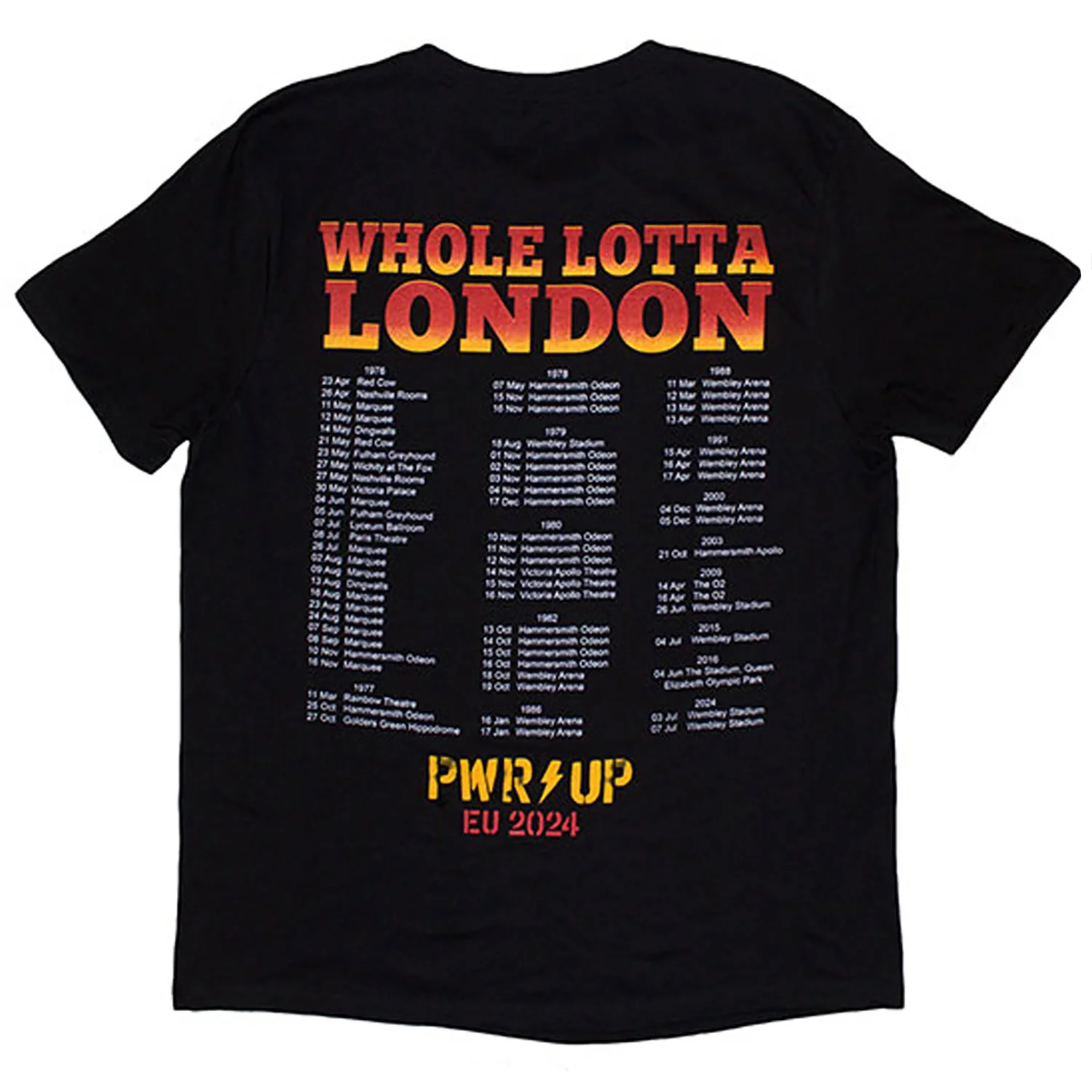 Whole Lotta London Pwr-up Eu Tour '24 T-shirt - Image 2
