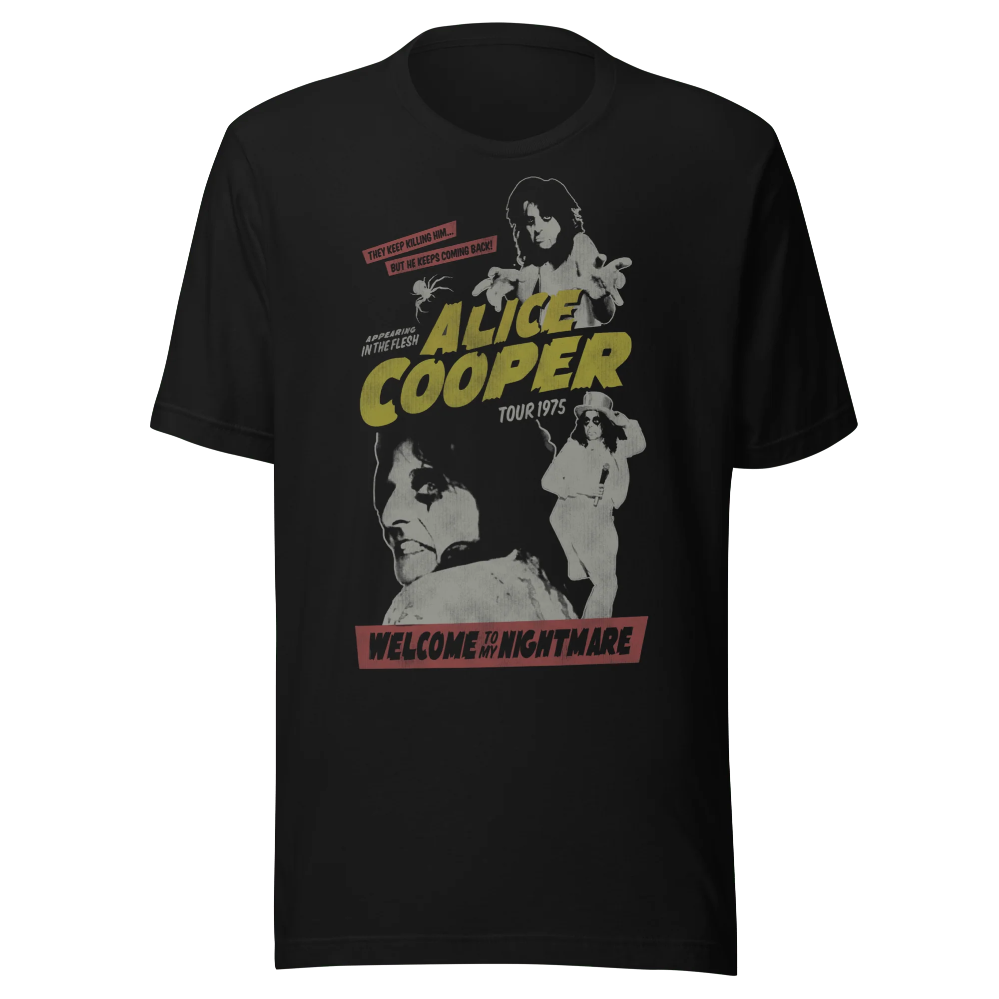 Alice Cooper - 1975 Tour Vintage T-Shirt
