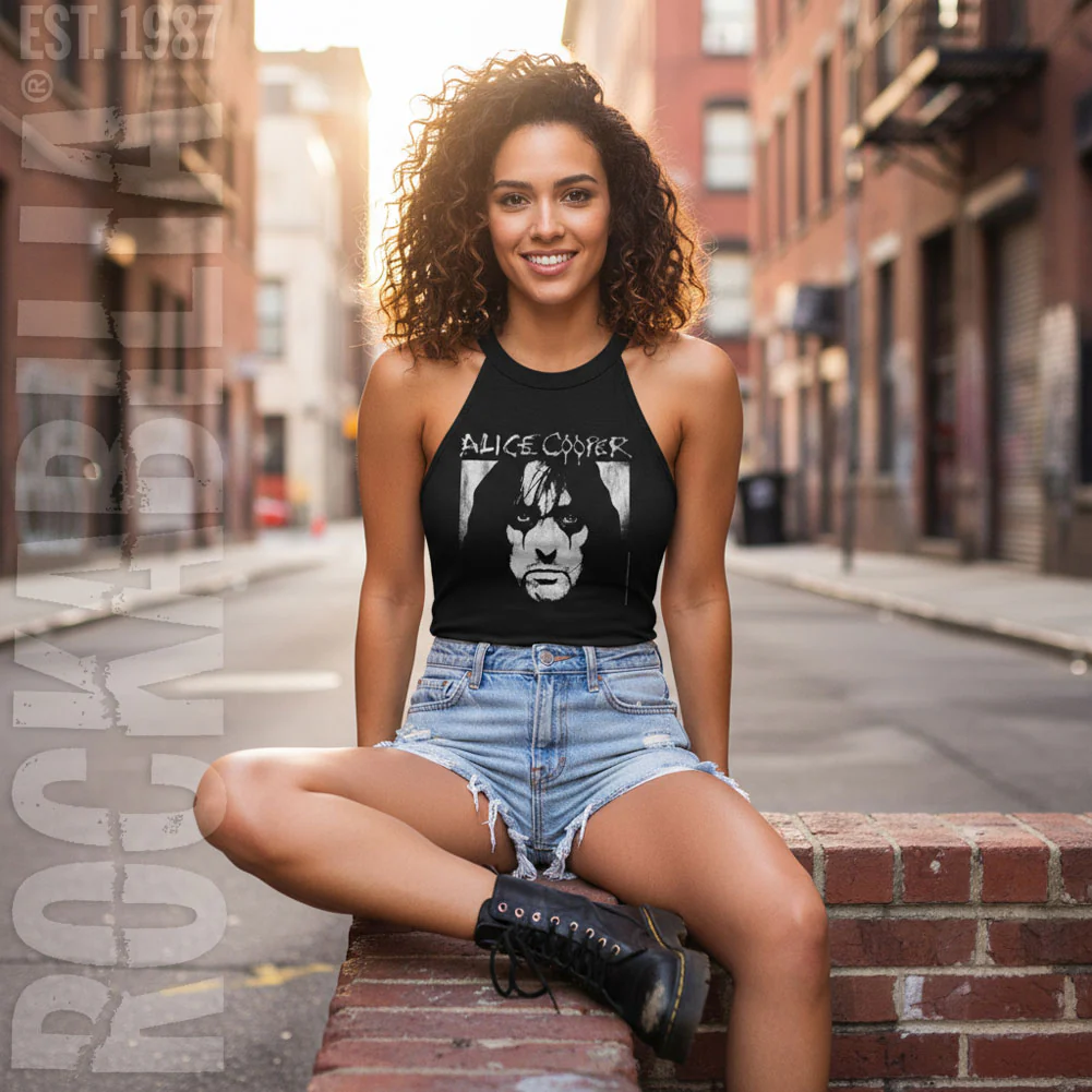 Alice Cooper Face Logo Womens Tank - Image 2