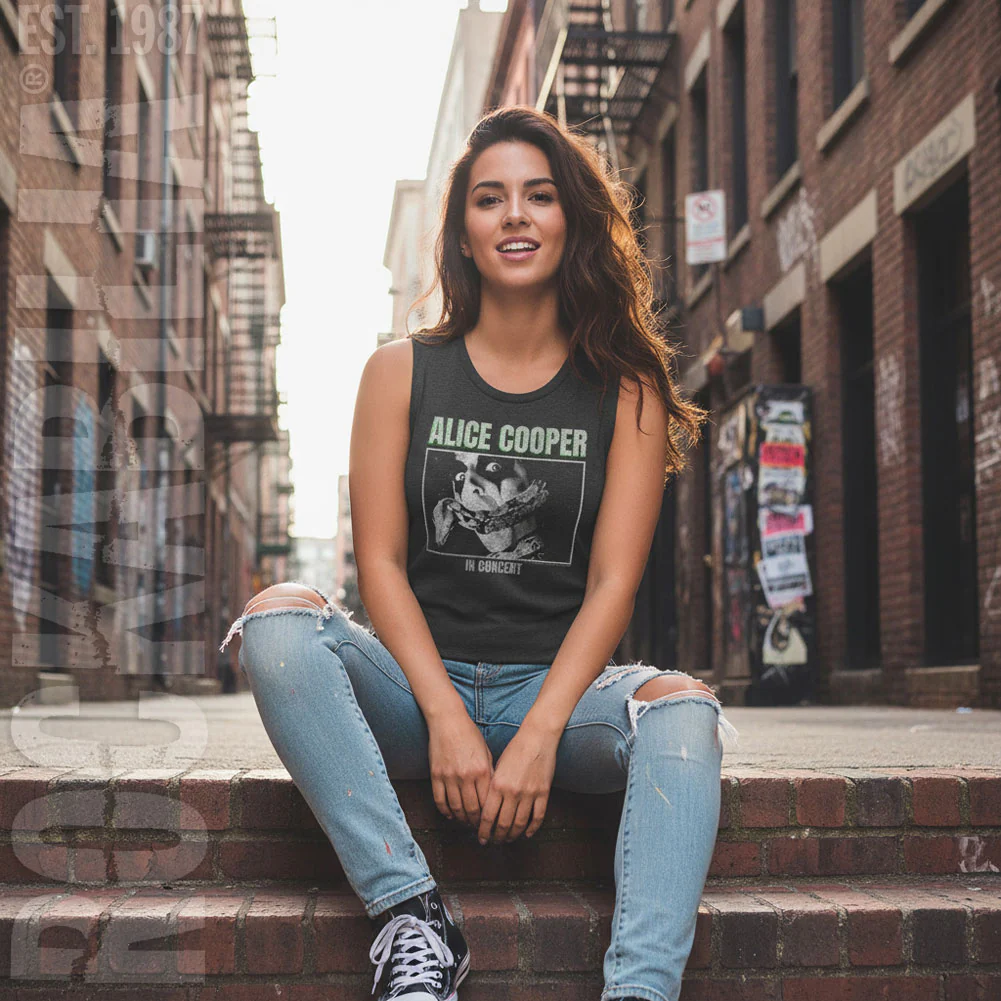 Alice Cooper In Concert Womens Tank - Image 2