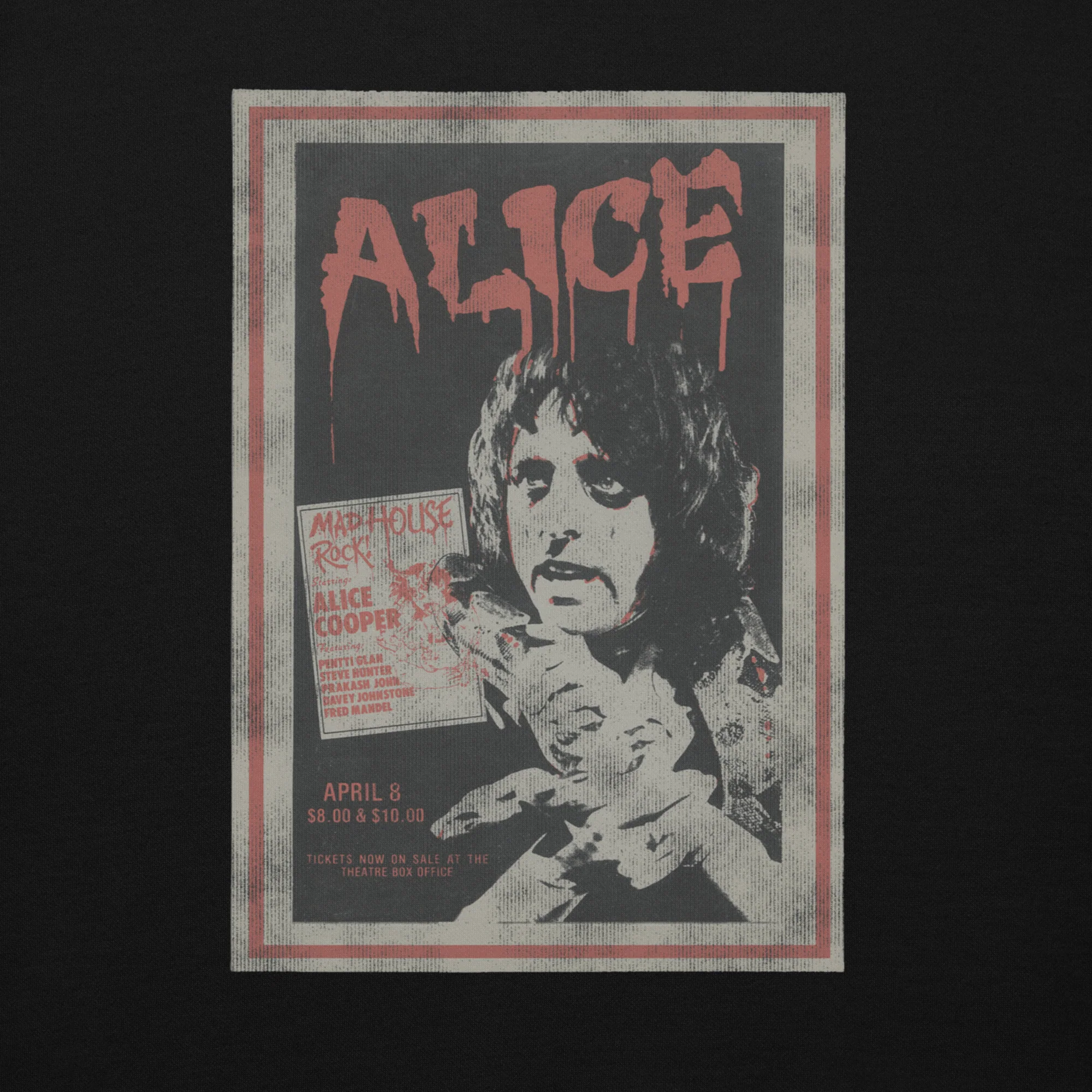 Alice Cooper - Madhouse Vintage Hoodie - Image 3