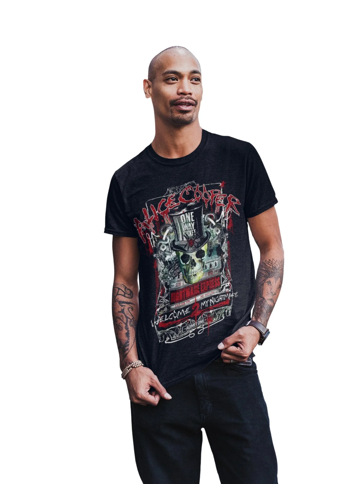 Alice Cooper - Nightmare Express Jumbo Print T-Shirt - Image 3