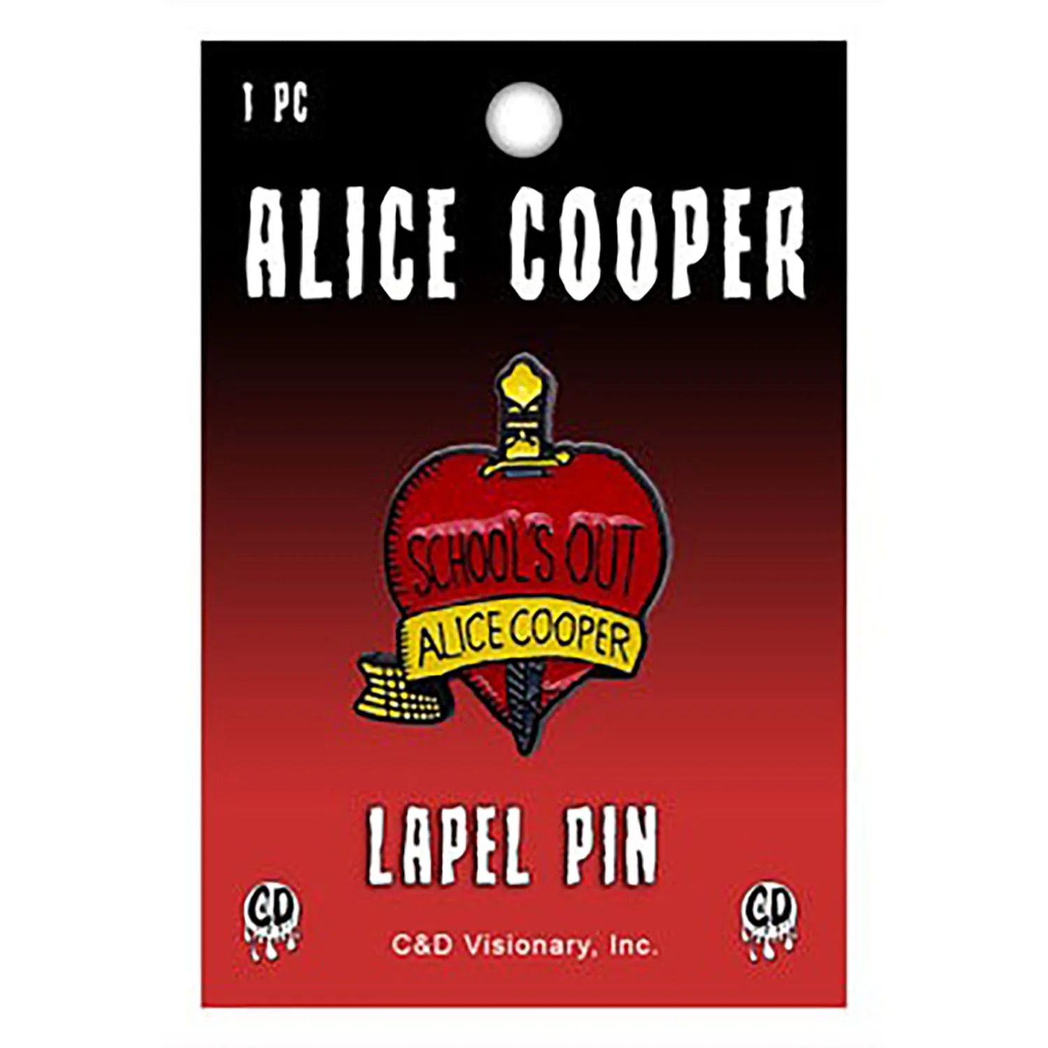 School's Out Pewter Pin Badge