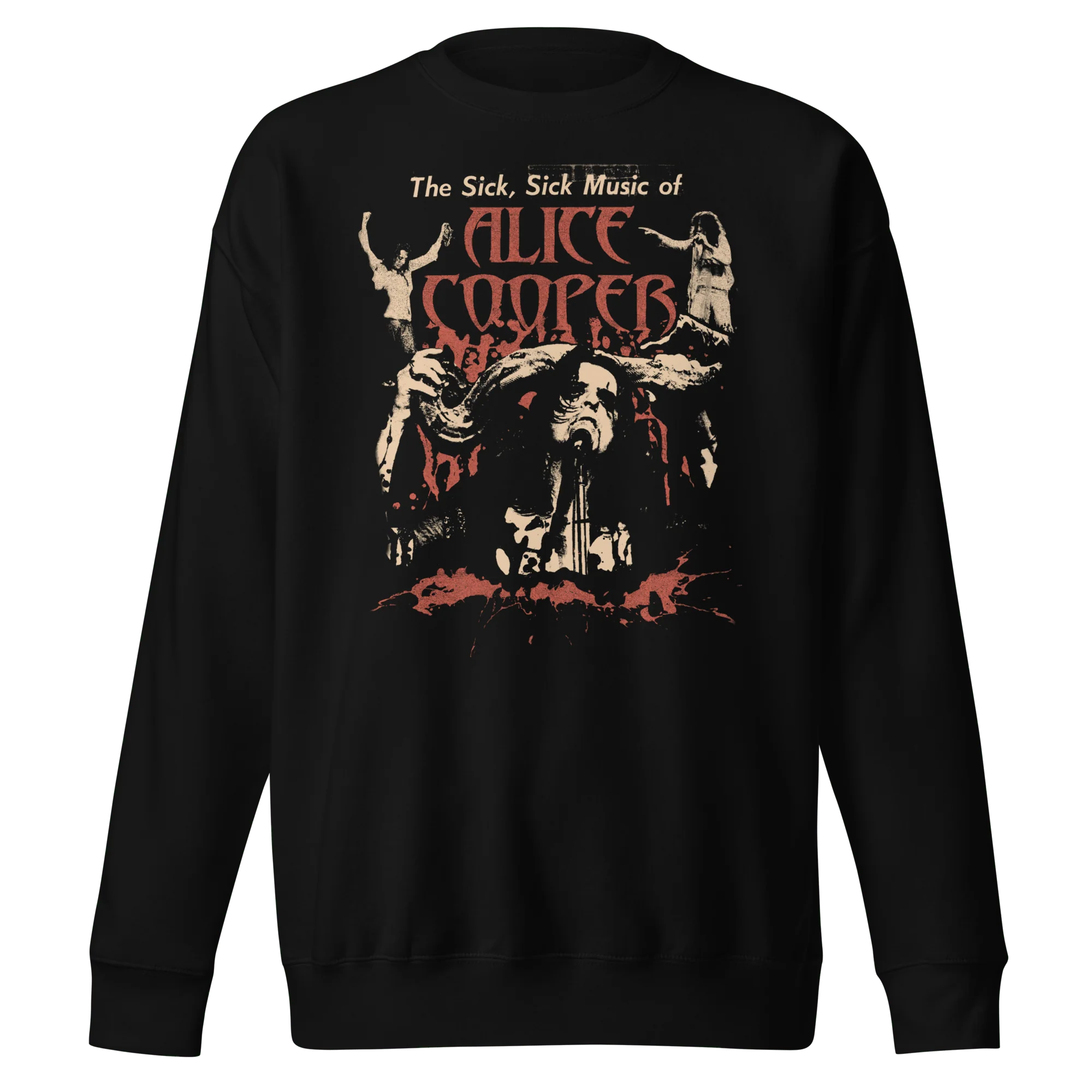 Alice Cooper - Sick Sick Jumbo Print Sweatshirt - Image 2