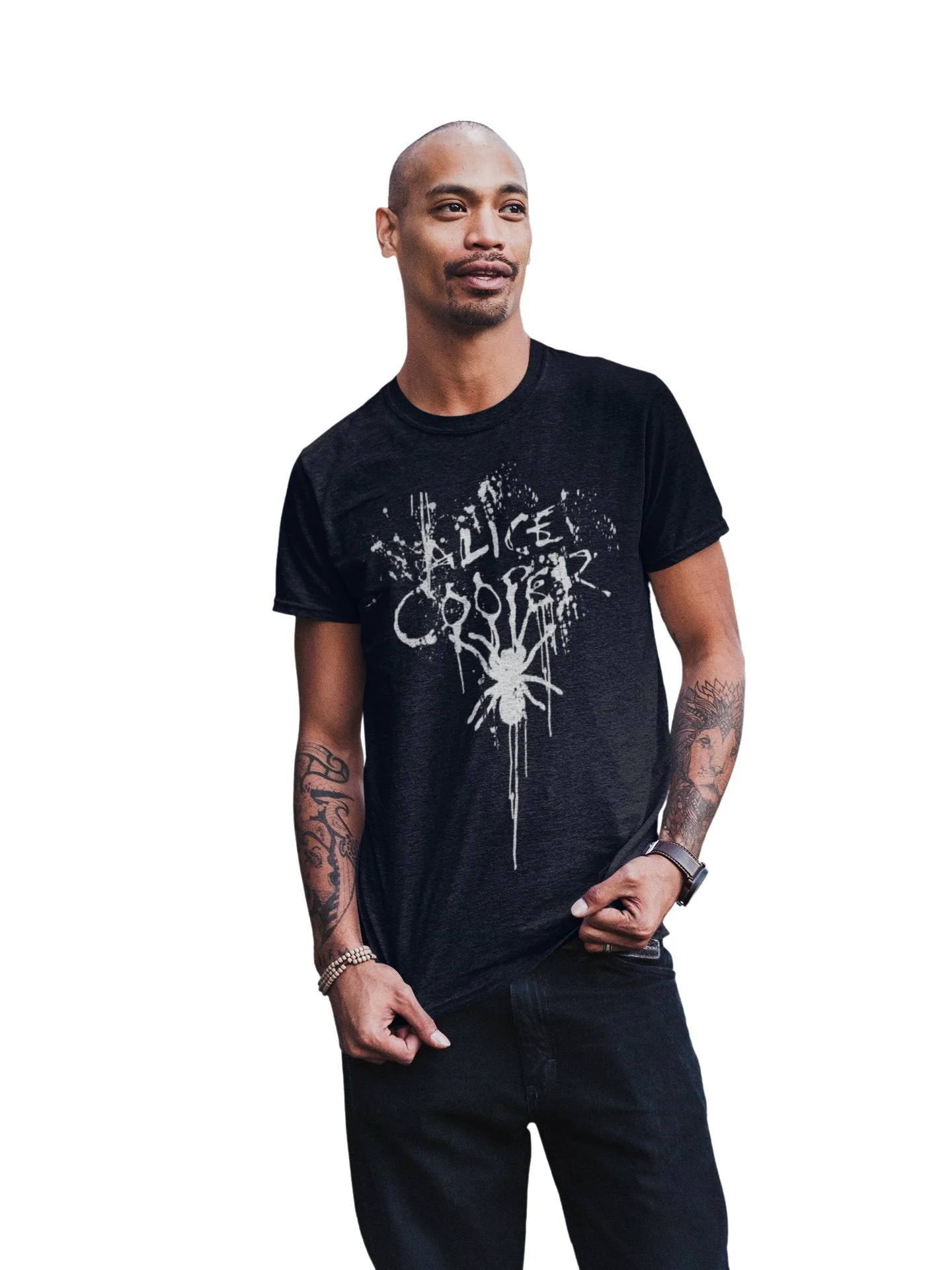 Alice Cooper - Spider Drip Jumbo Print T-Shirt - Image 3