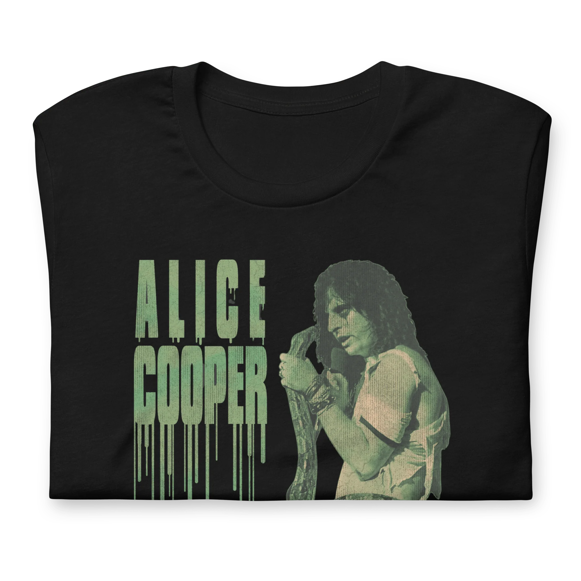 Alice Cooper - Vintage 1986 Snake Drip Jumbo Print T-Shirt - Image 3