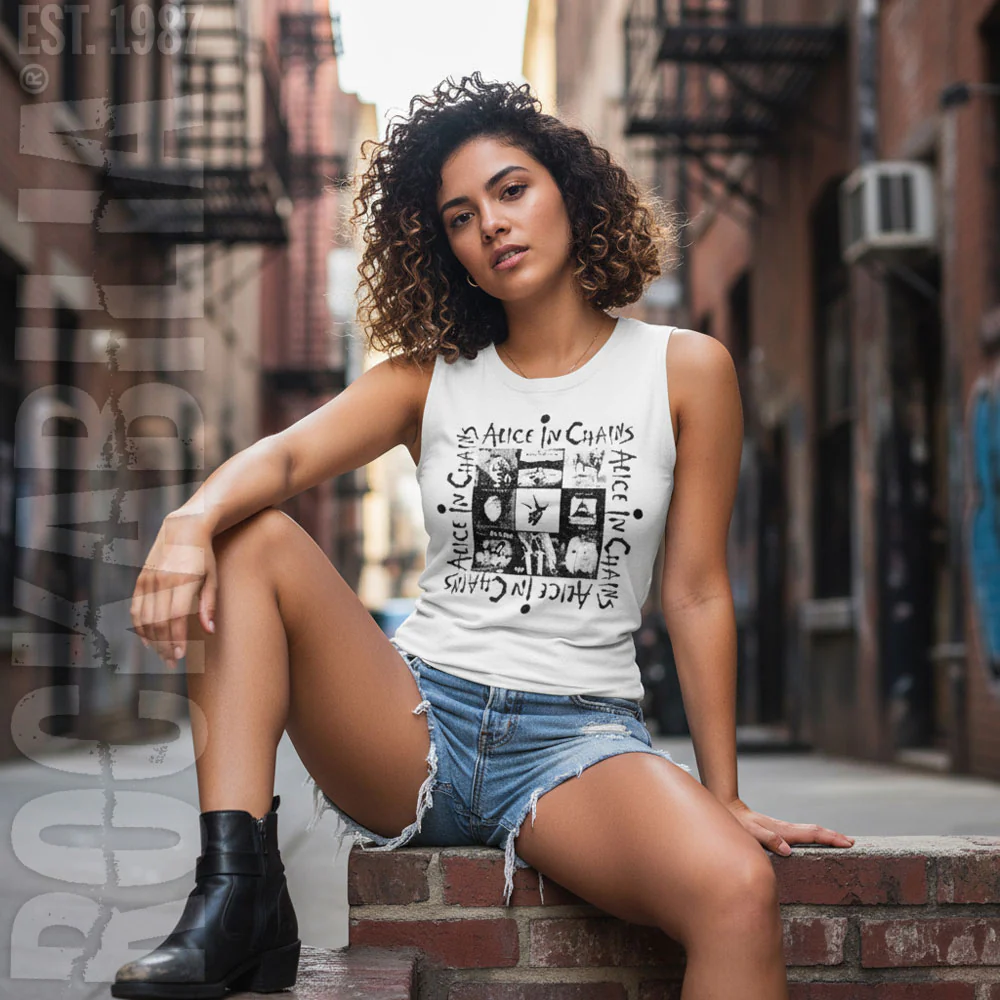 Alice In Chains Multi Album Art Womens Tank - Image 2