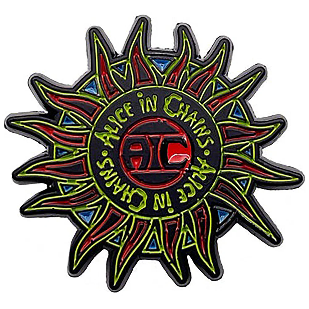 Sun Logo Pewter Pin Badge - Image 2