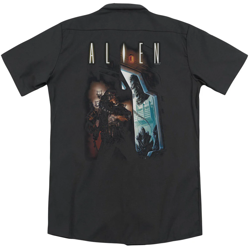 Around The Corner(Back Print) Workshirt - Image 2