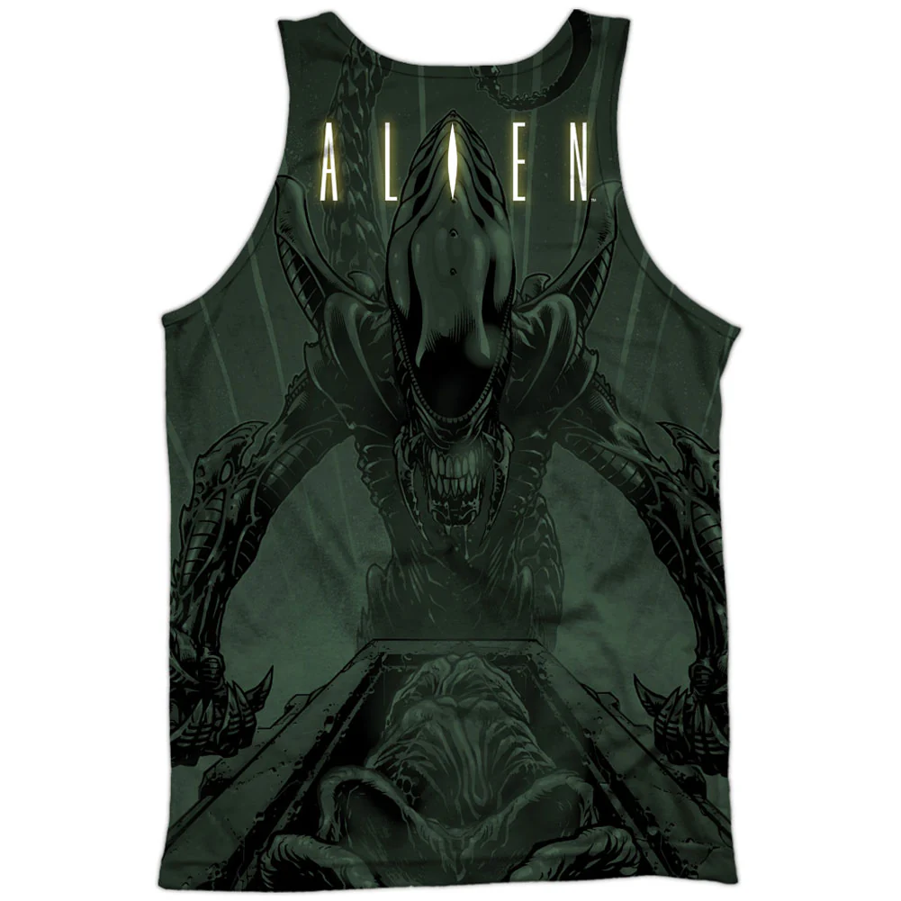Egg Collection 100% Poly Front/Back Print Mens Tank - Image 2
