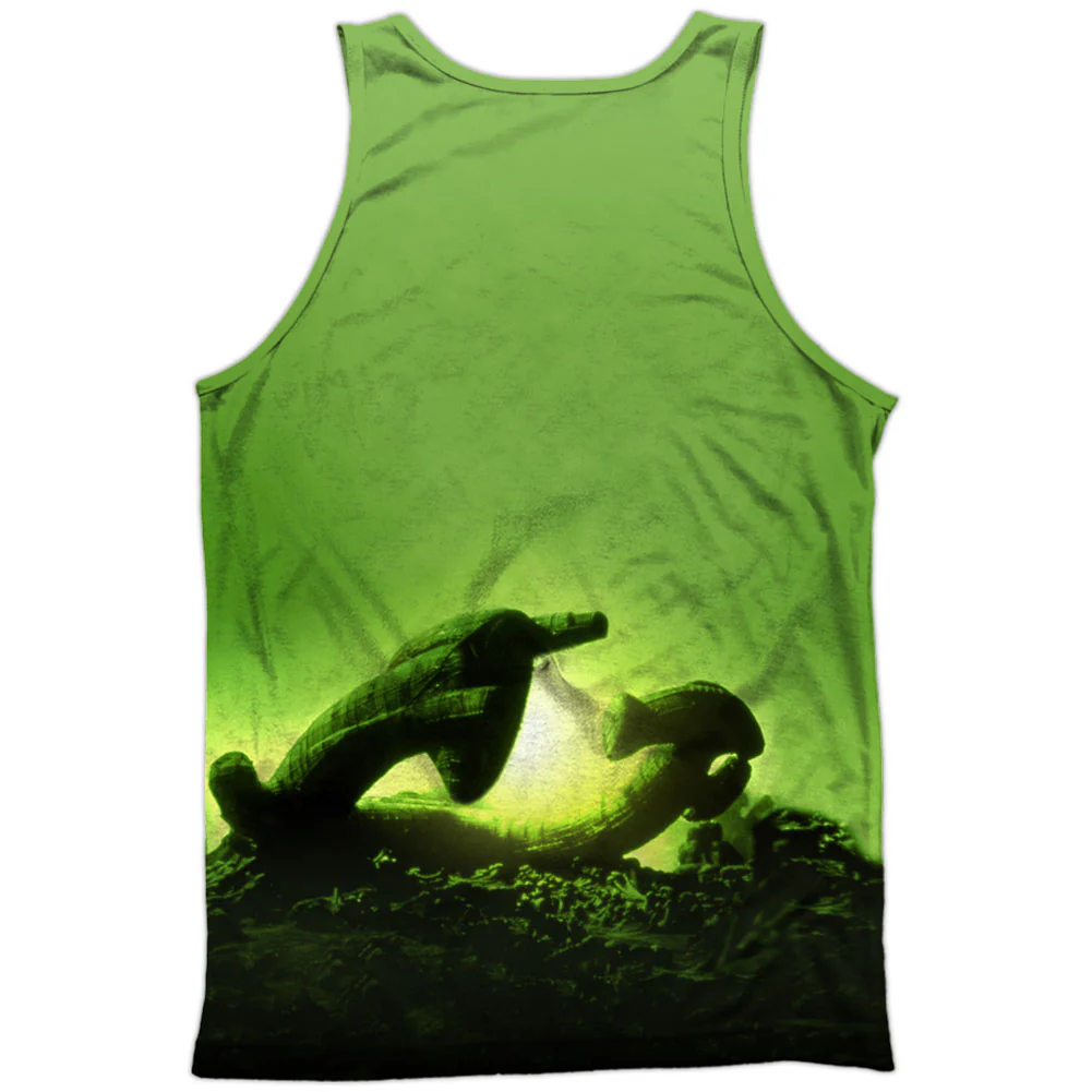 Ship 100% Poly Front/Back Print Mens Tank - Image 2