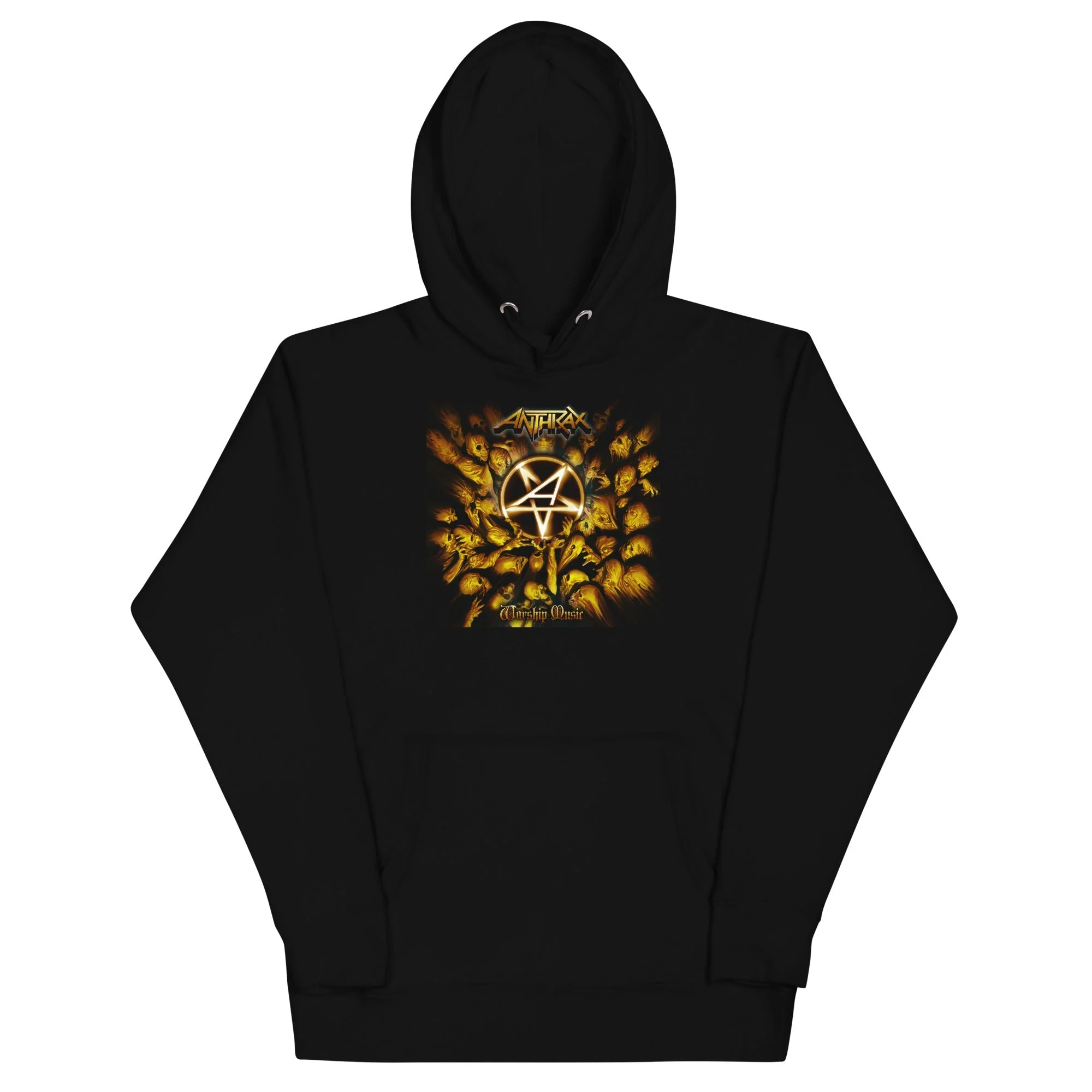 Anthrax - Pentagram Logo Hoodie - Image 2