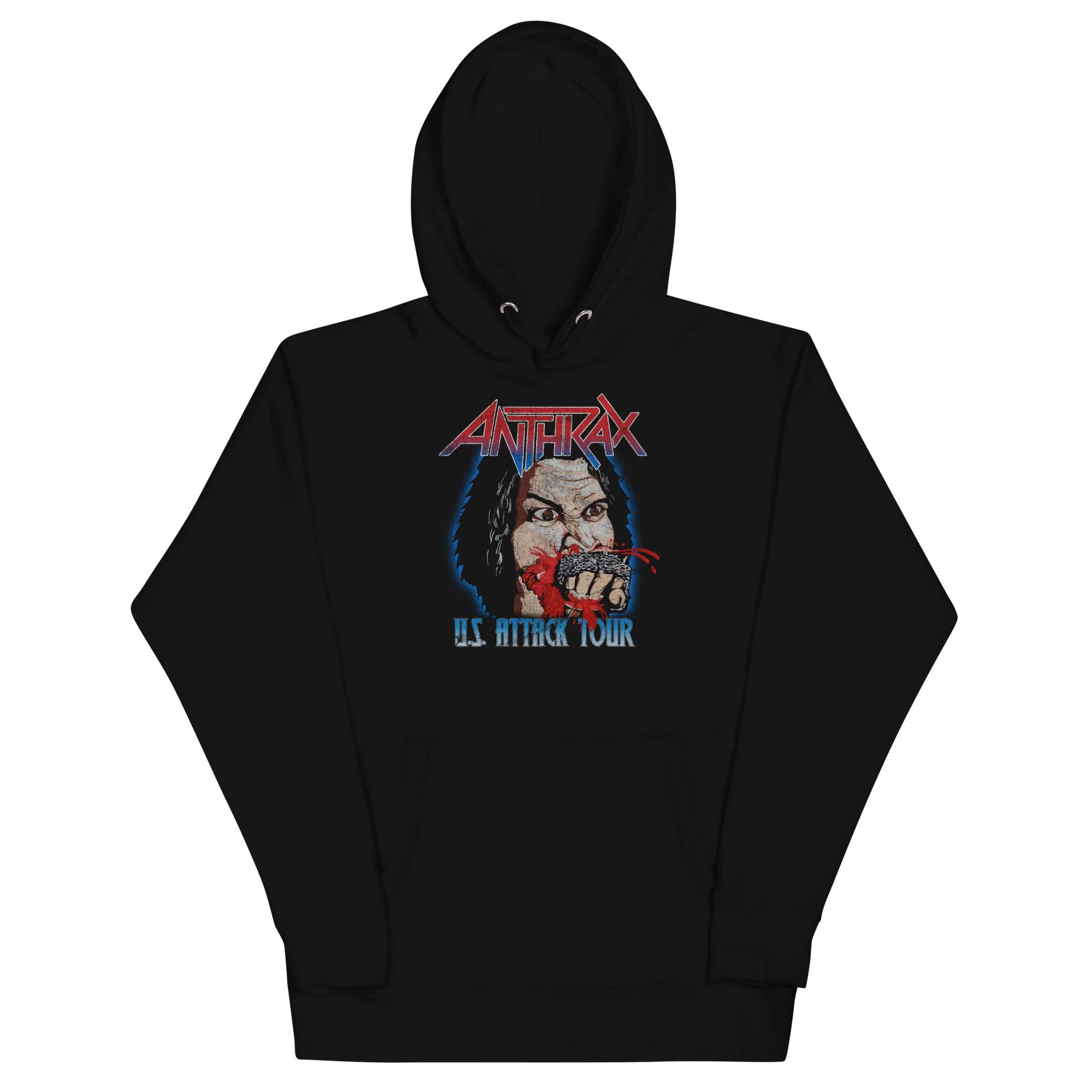 Anthrax - US Attack Tour Hoodie - Image 2
