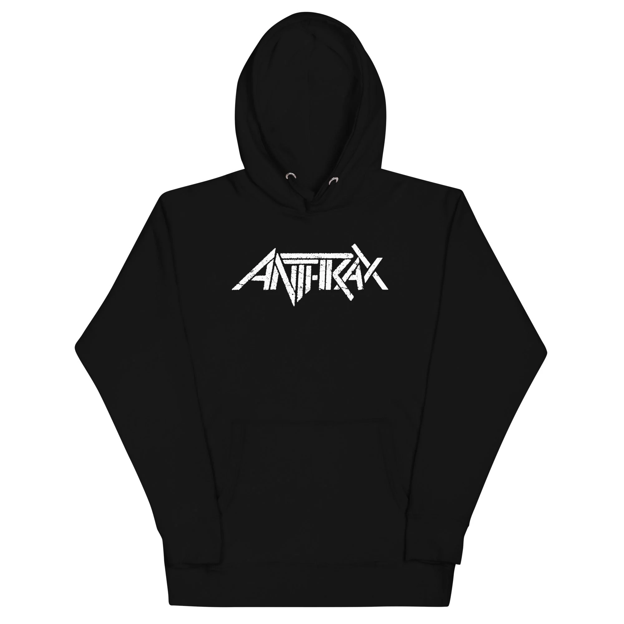Anthrax - White Core Logo Hoodie - Image 2