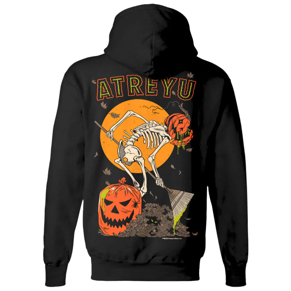 Atreyu Halloween by Austin Pardun Art (Rockabilia Exclusive) Hooded Sweatshirt - Image 2