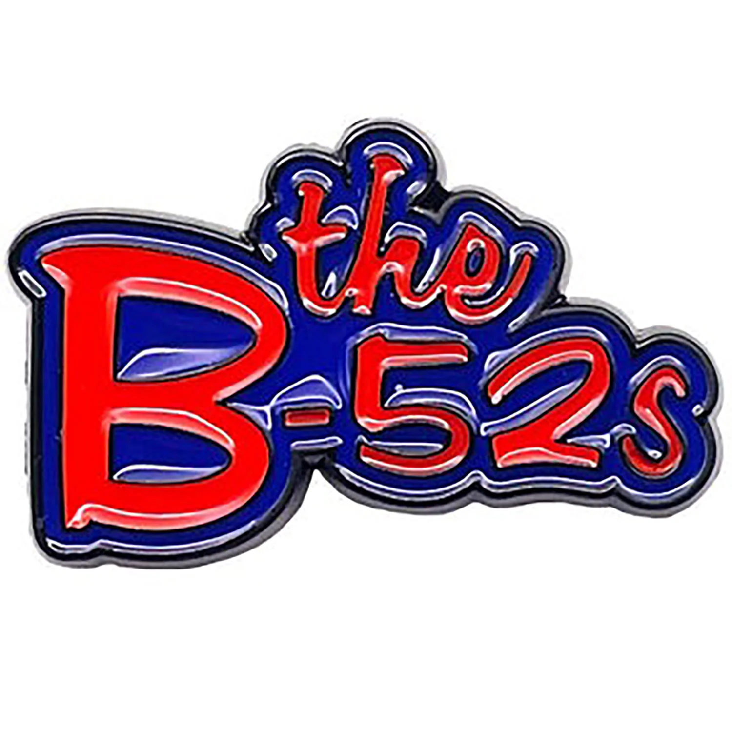 The B-52s Logo Pewter Pin Badge - Image 2