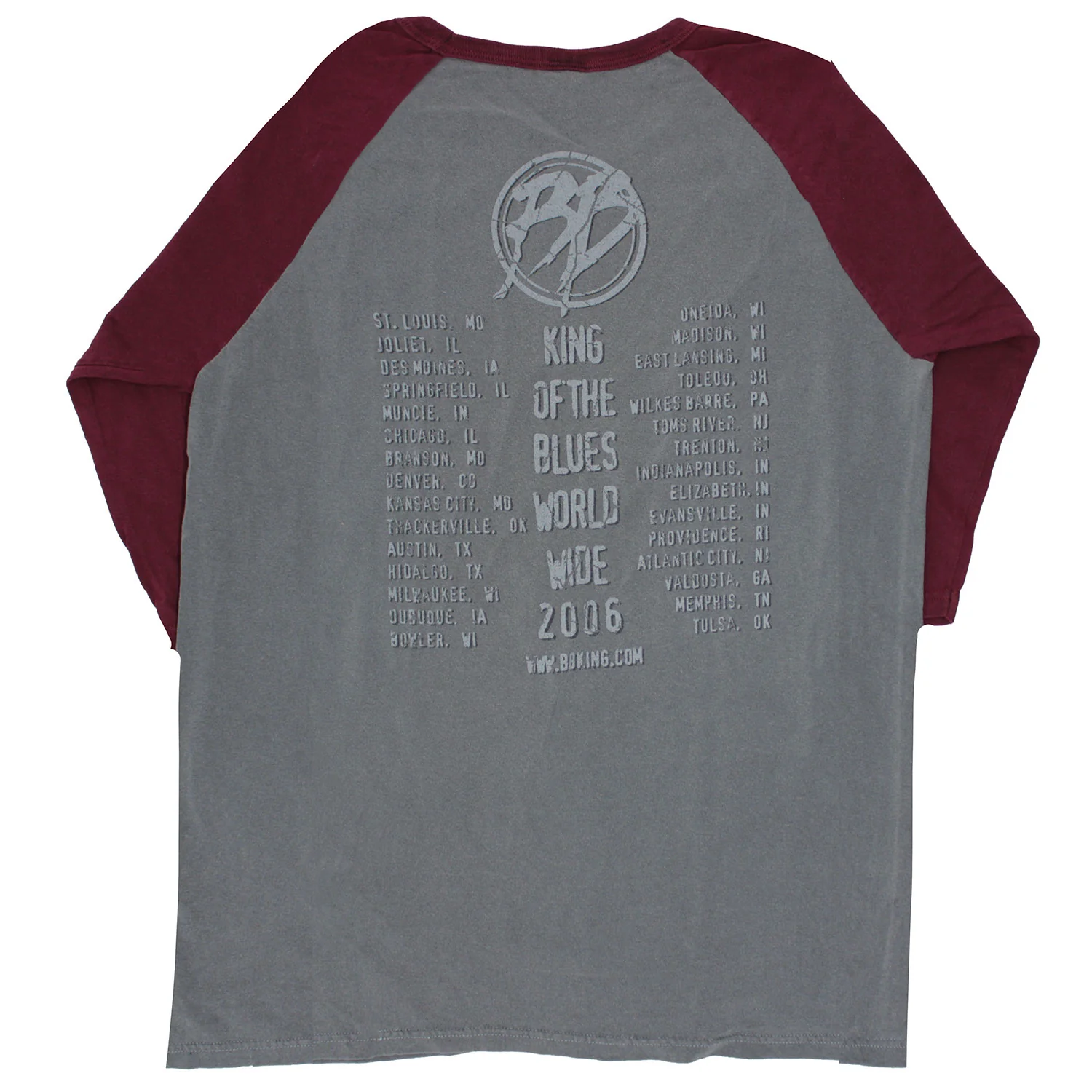 King Of The Blues World Wide 2006 Baseball Jersey - Image 2