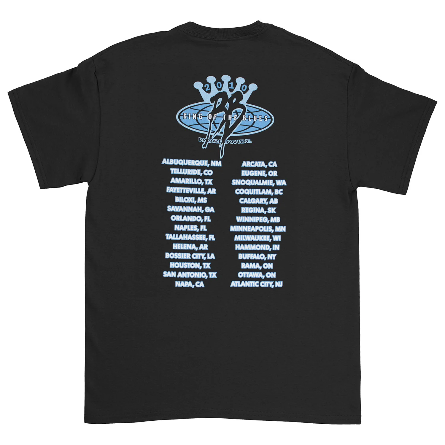 King Of The Blues Worldwide T-shirt - Image 2