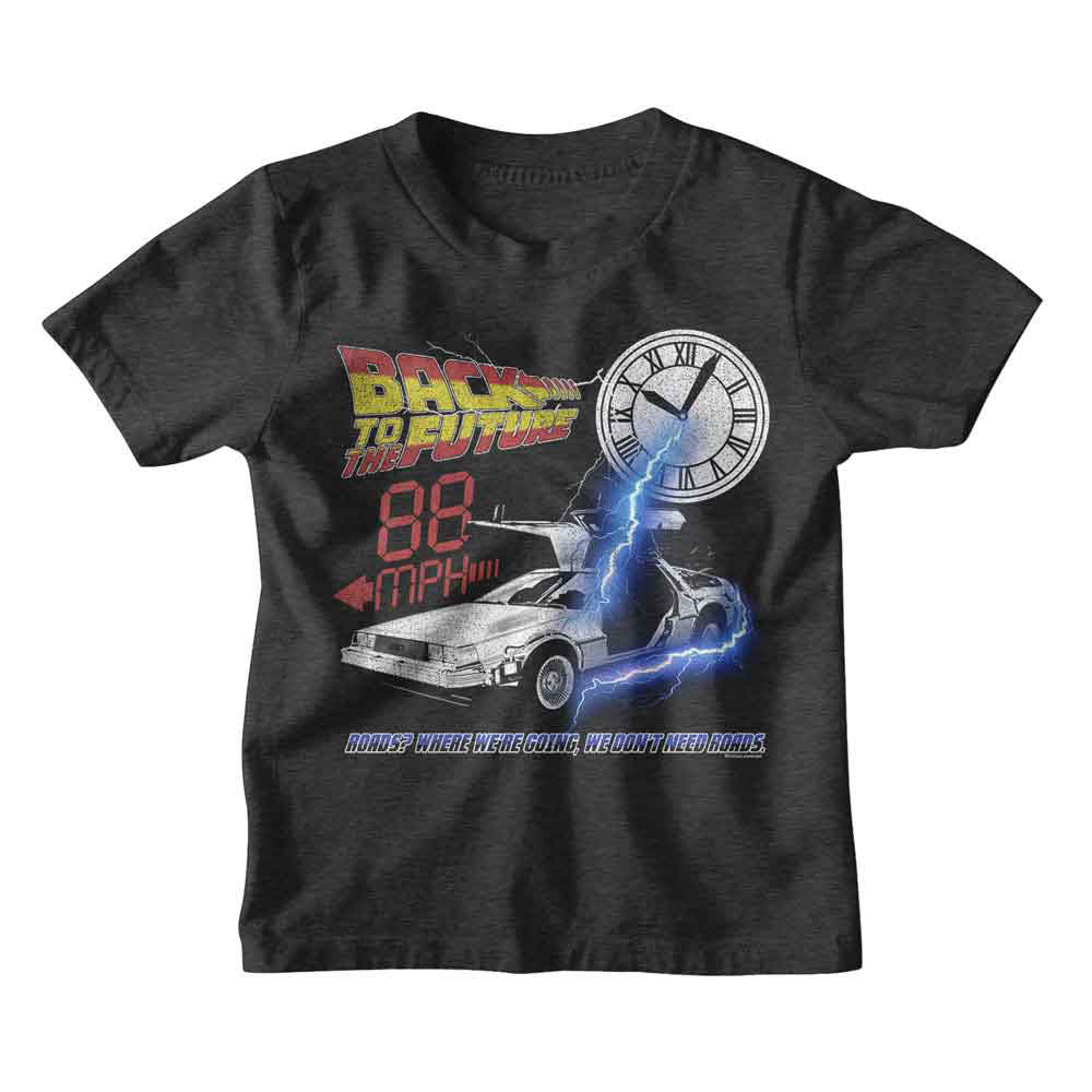 Bttf Where Were Going Youth T-shirt