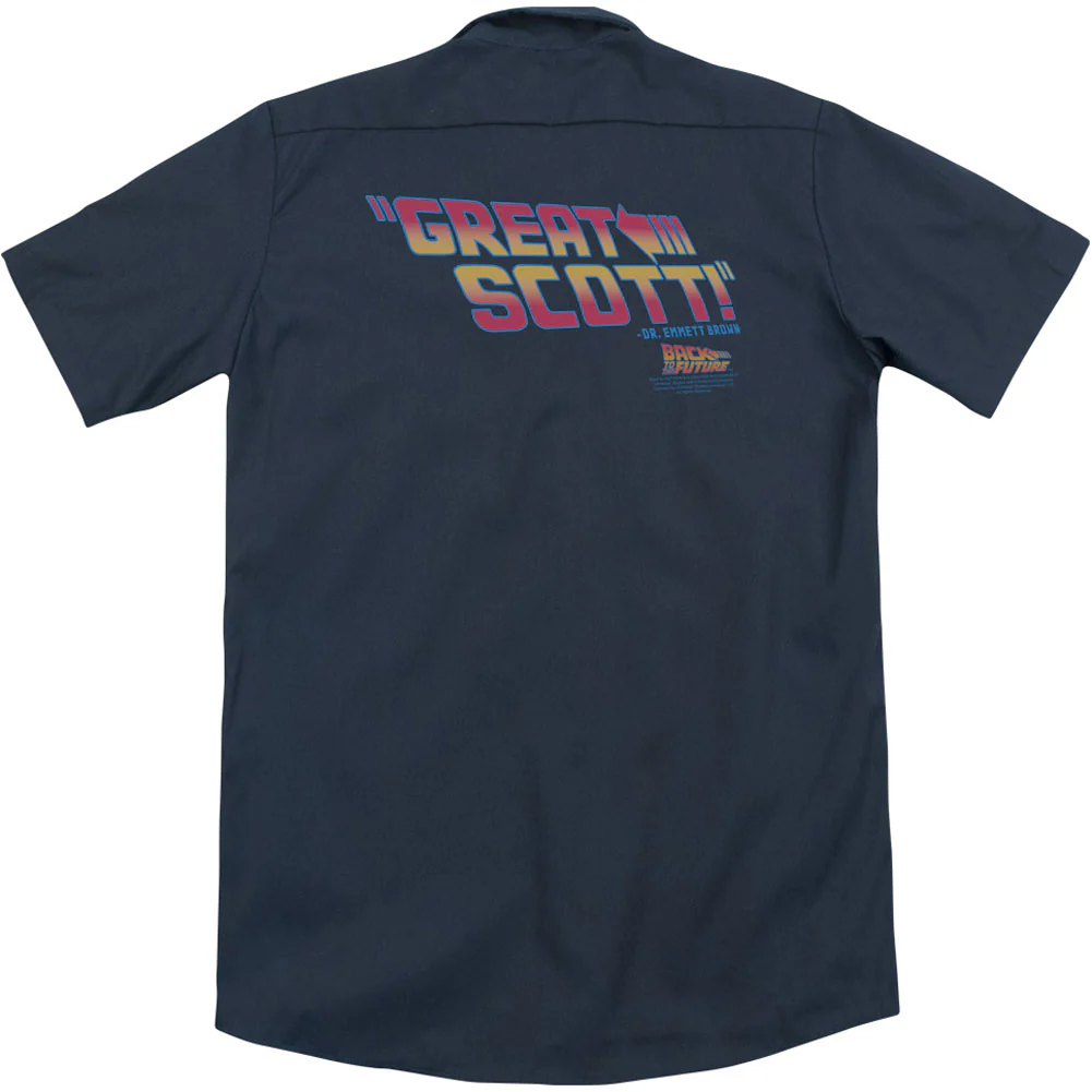 Great Scott (Back Print) Workshirt - Image 2
