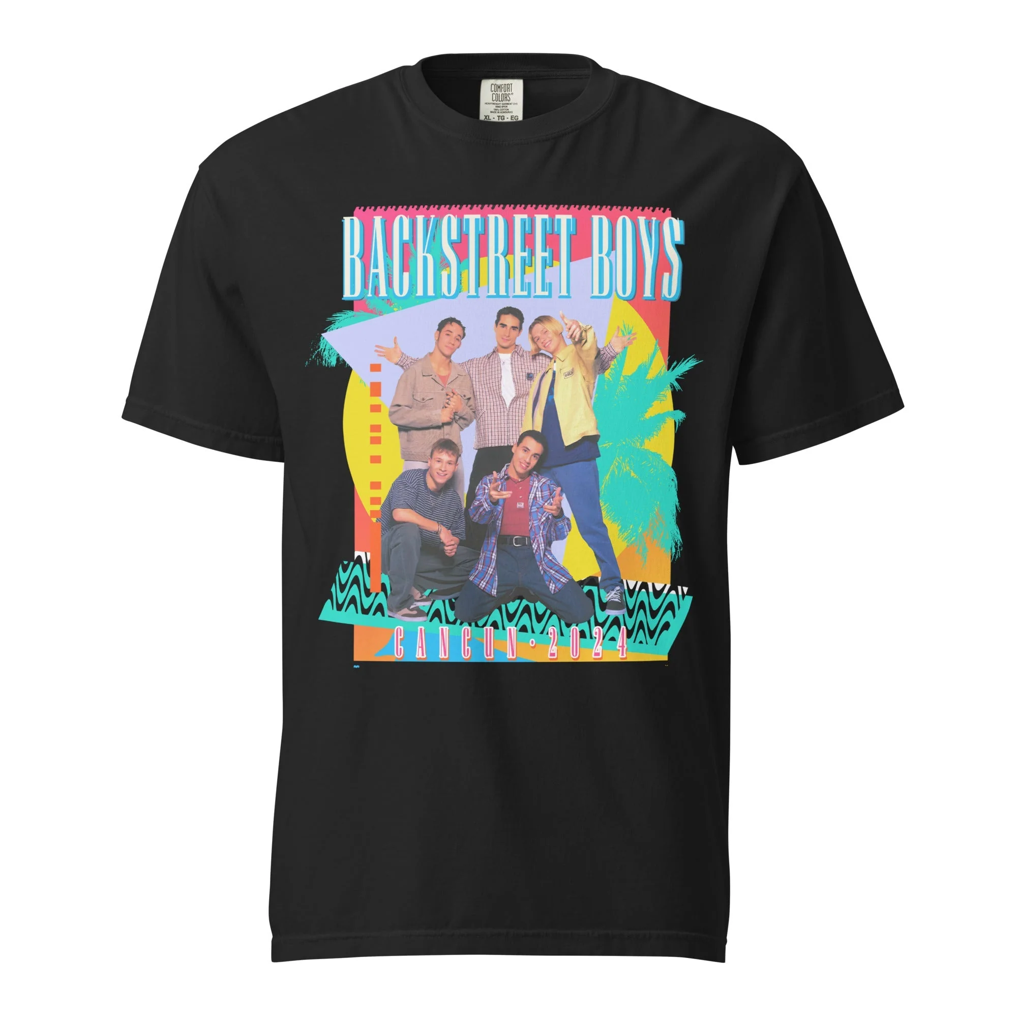 - Backstreet Boys - Cancun 2024 Mineral Wash T-Shirt - Image 3