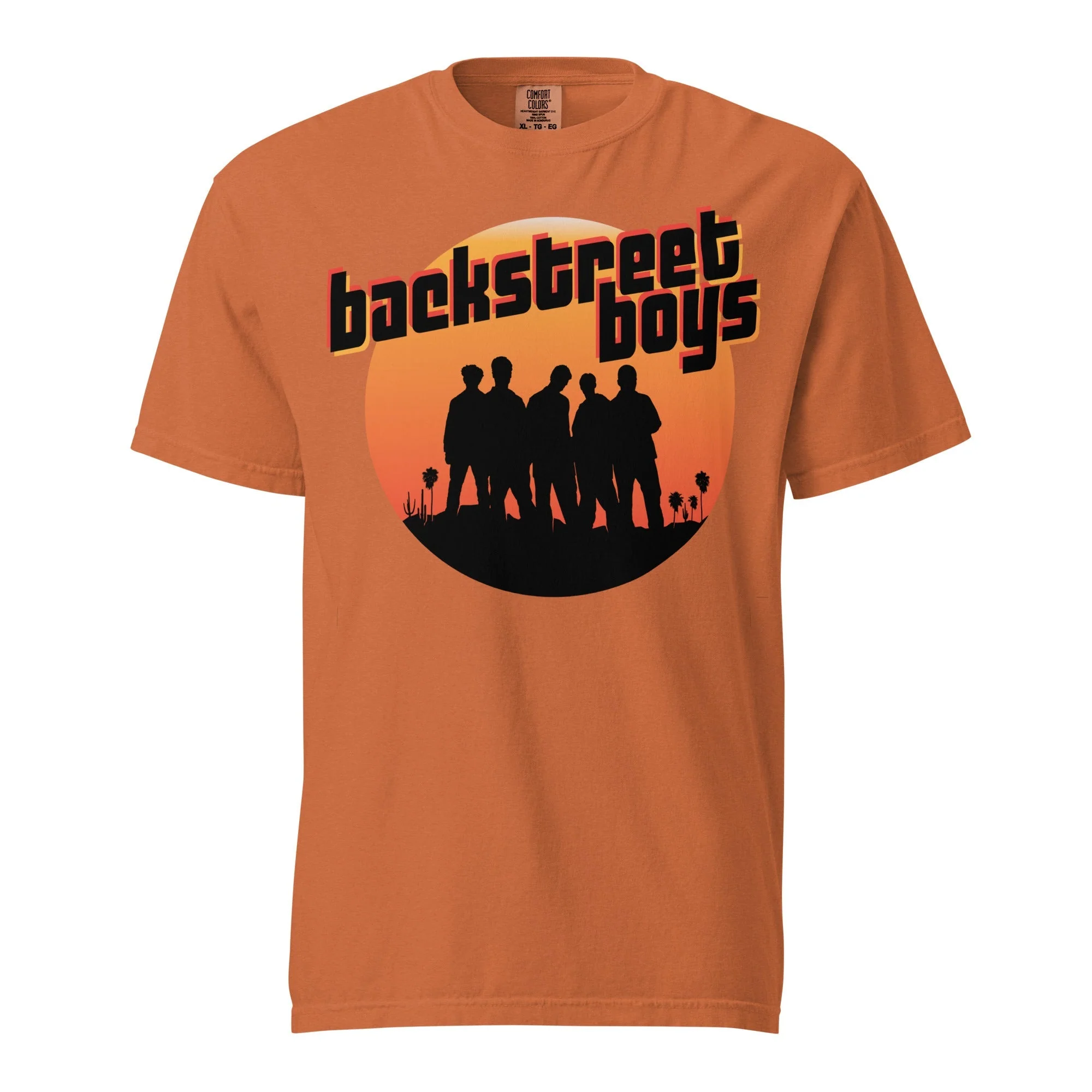 Backstreet Boys - Coachella Sunset Mineral Wash T-Shirt - Image 3