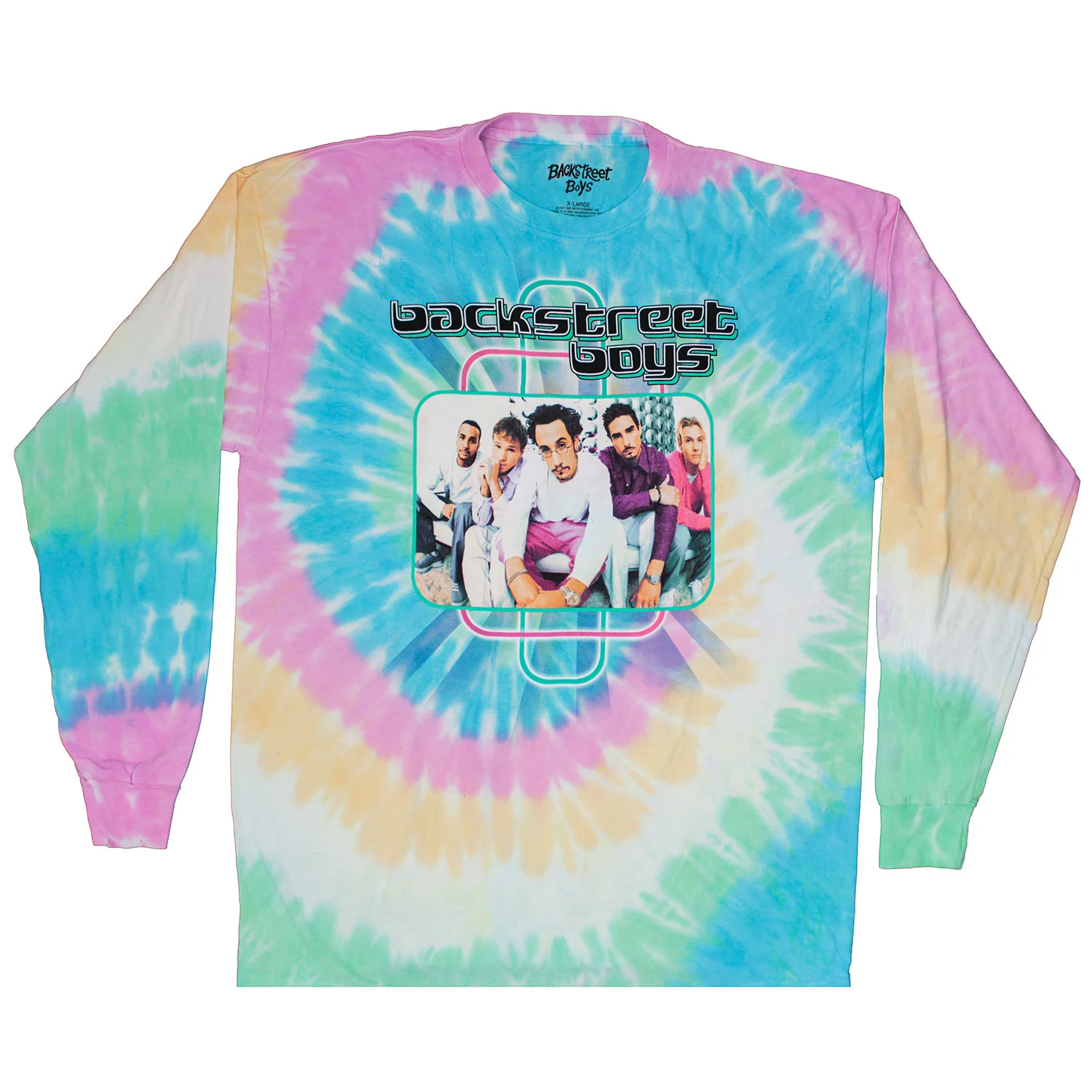 Group Photo Under Logo Tie Dye Long Sleeve