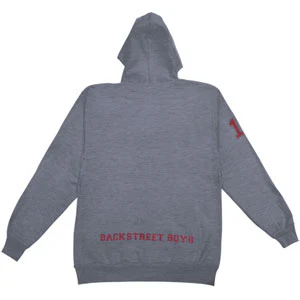 Red Logo Zippered Hooded Sweatshirt - Image 2