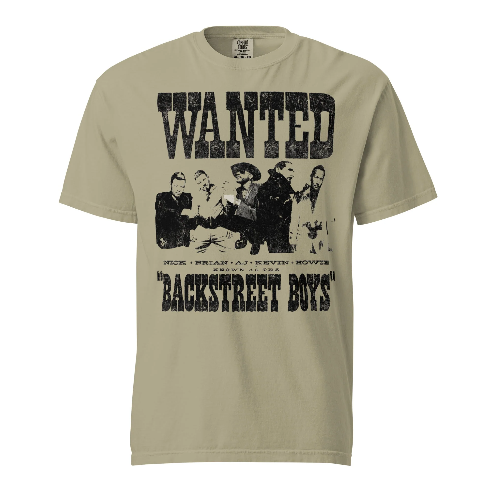 Backstreet Boys - Wanted Mineral Wash T-Shirt - Image 3