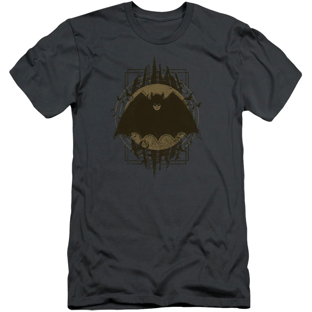 Batman Crest Adult Slim Fit Slim Fit T-shirt