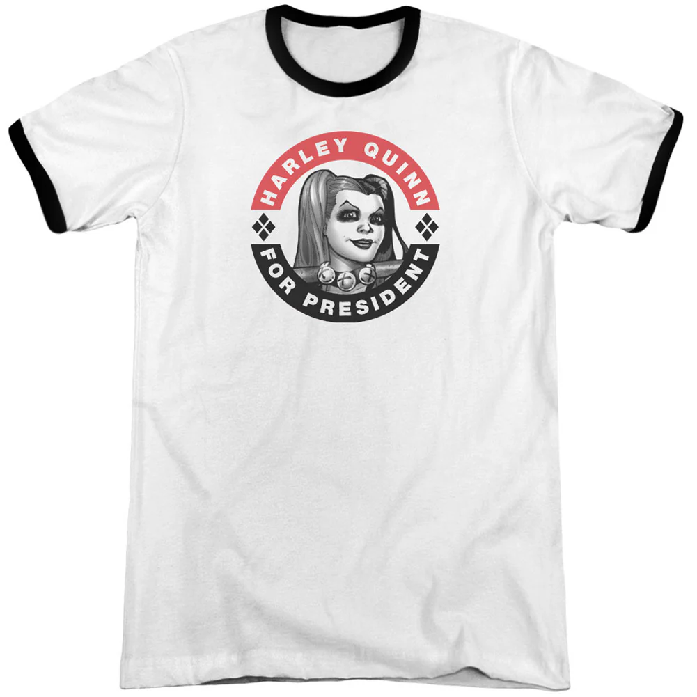 Harley President Circle Adult Ringer T-shirt