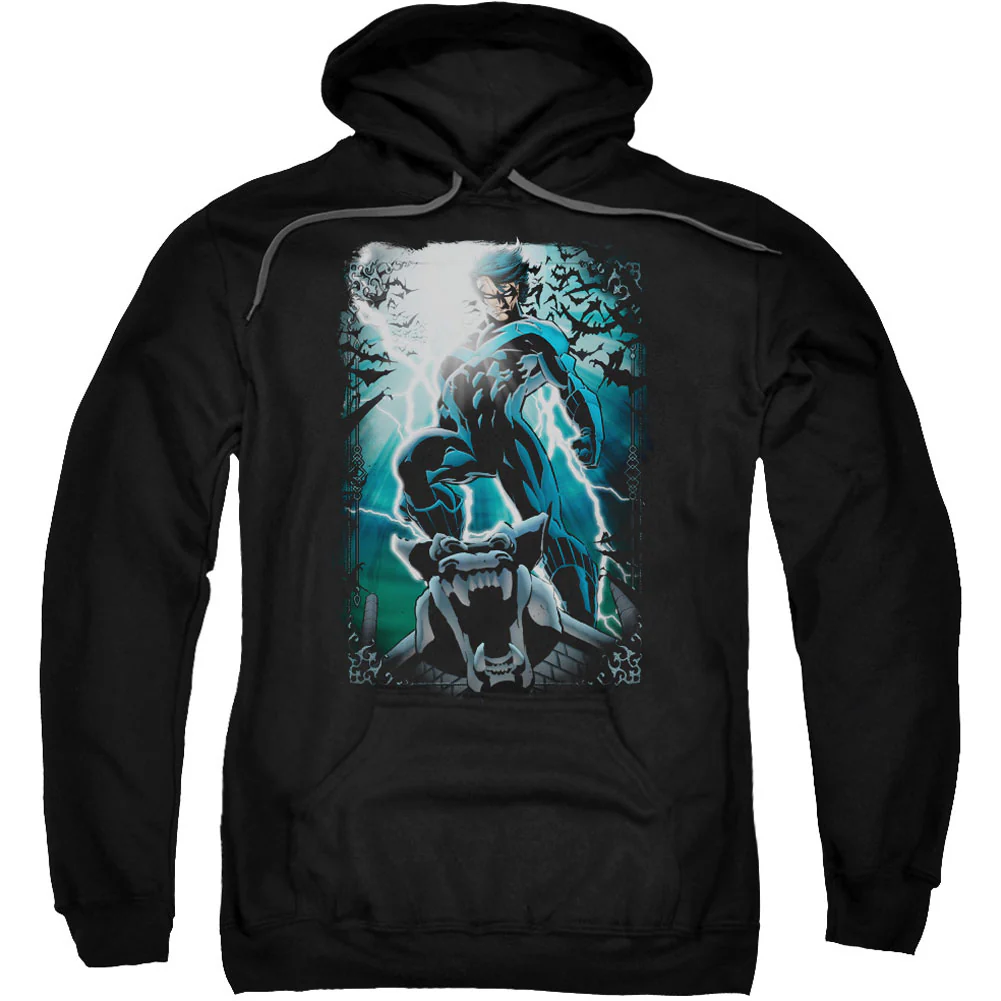Night Light Adult 25% Poly Hooded Sweatshirt