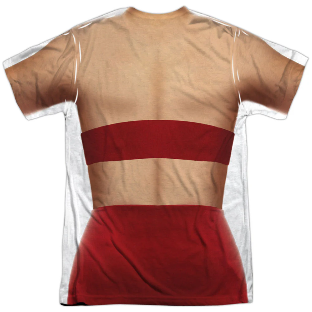 Red Dress 100% Poly Front/Back Print Sublimation T-shirt - Image 2