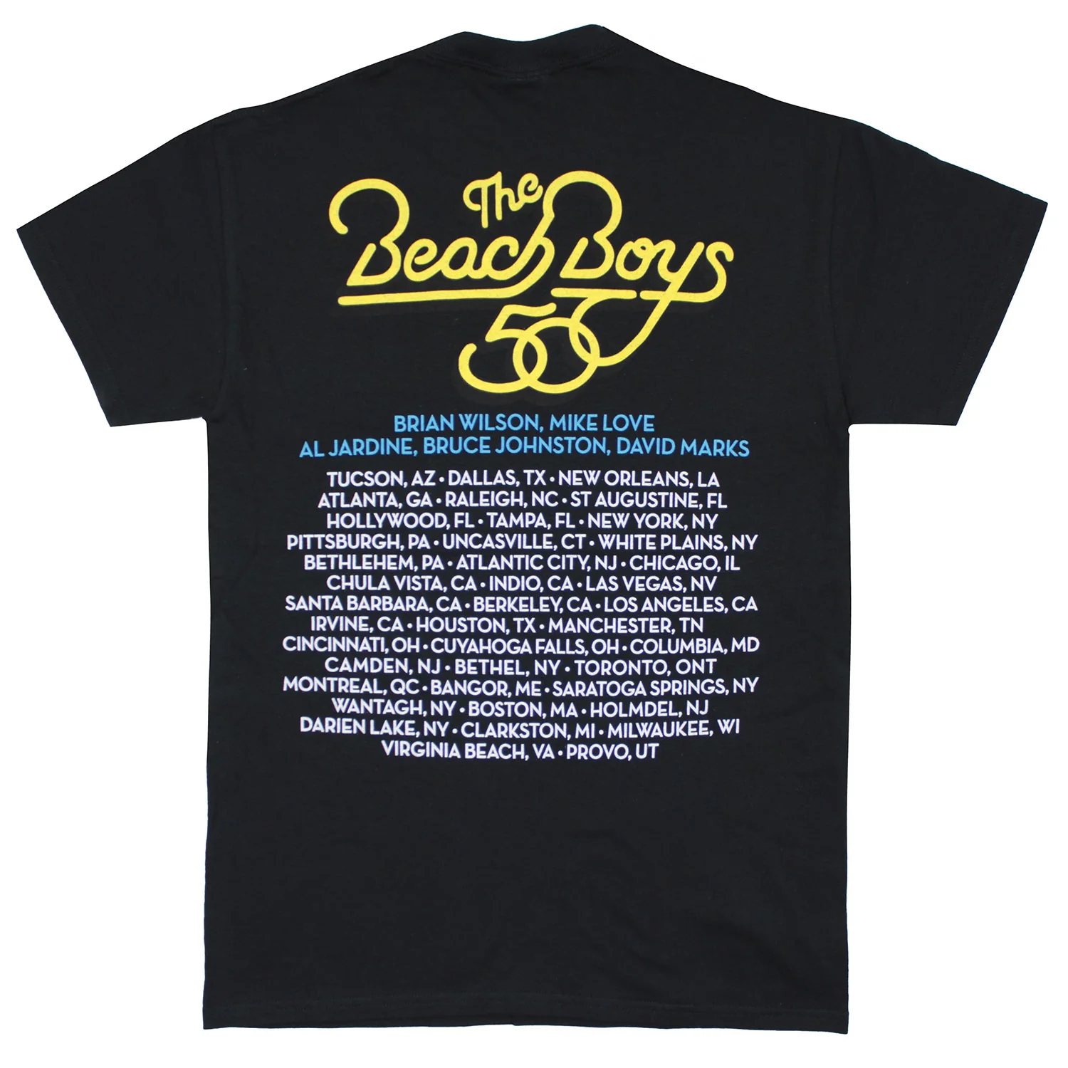The Beach Boys 50 Tour Cities T-shirt - Image 2