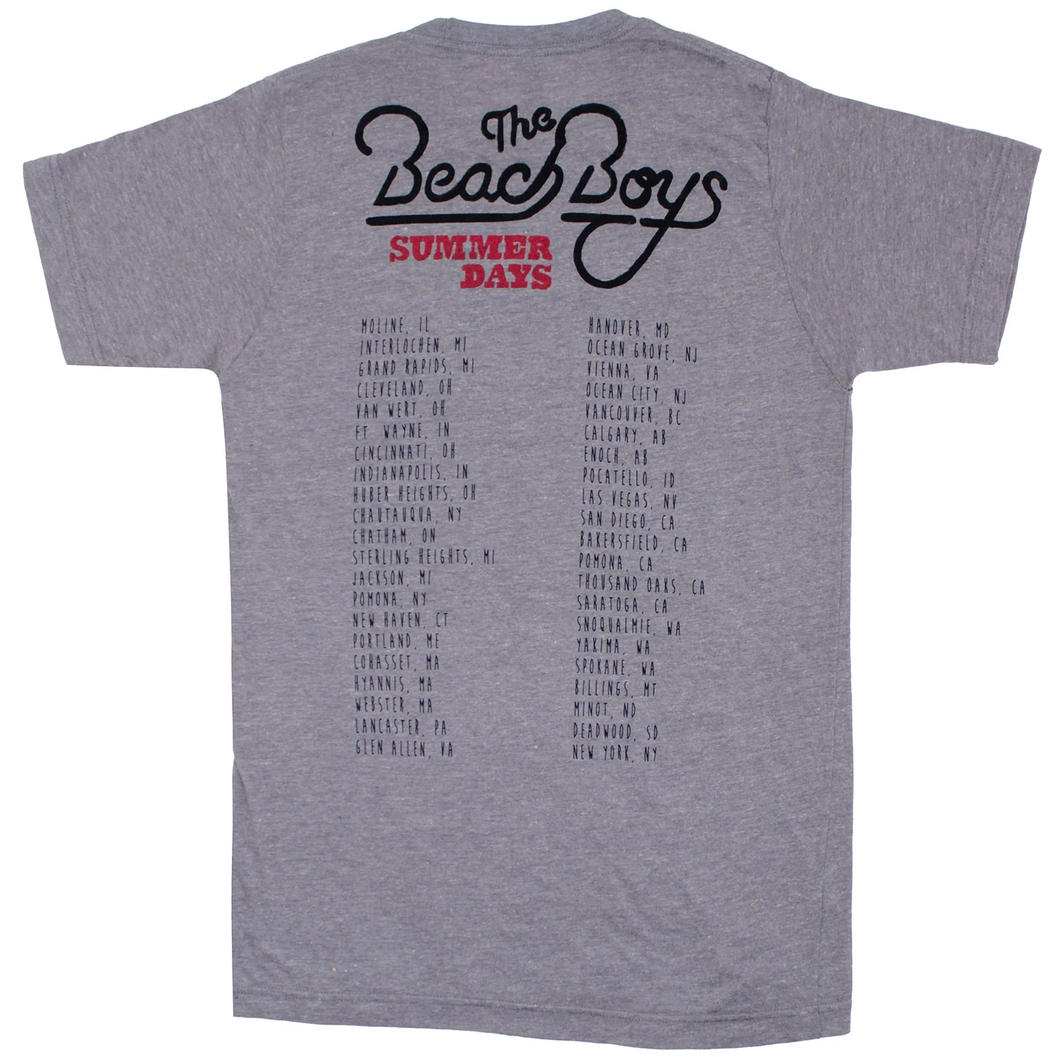 The Beach Boys Summer Days Tour Slim Fit T-shirt - Image 2