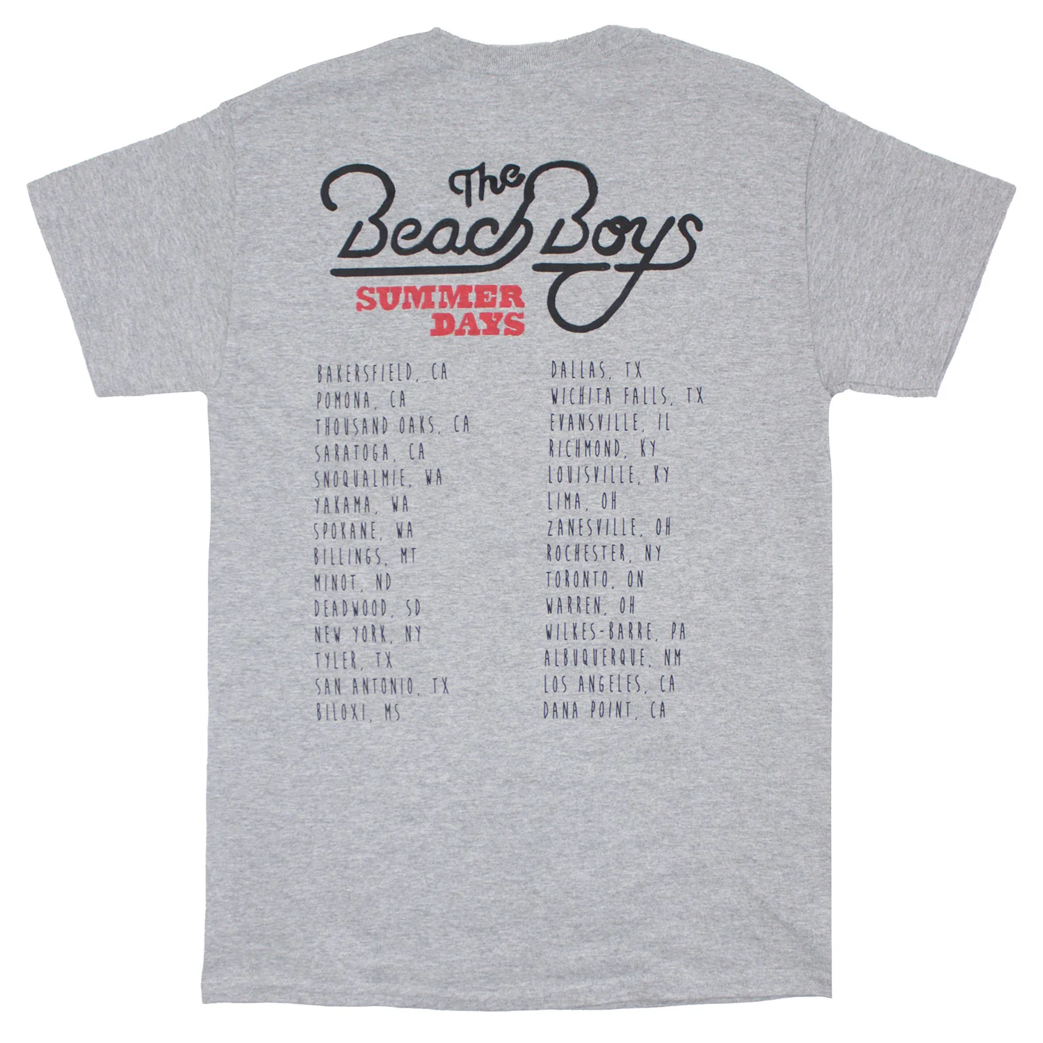 The Beach Boys Summer Days Tour T-shirt - Image 2