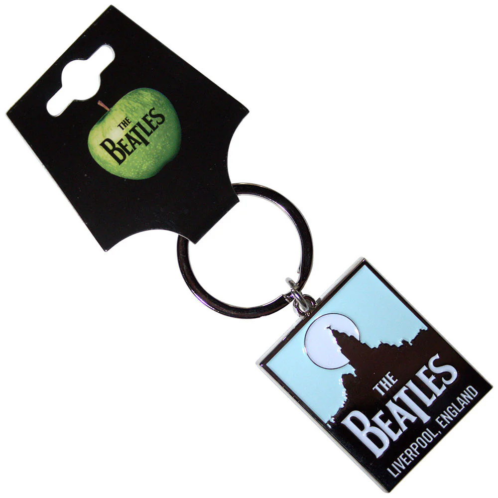 Liverpool Skyline Metal Key Chain