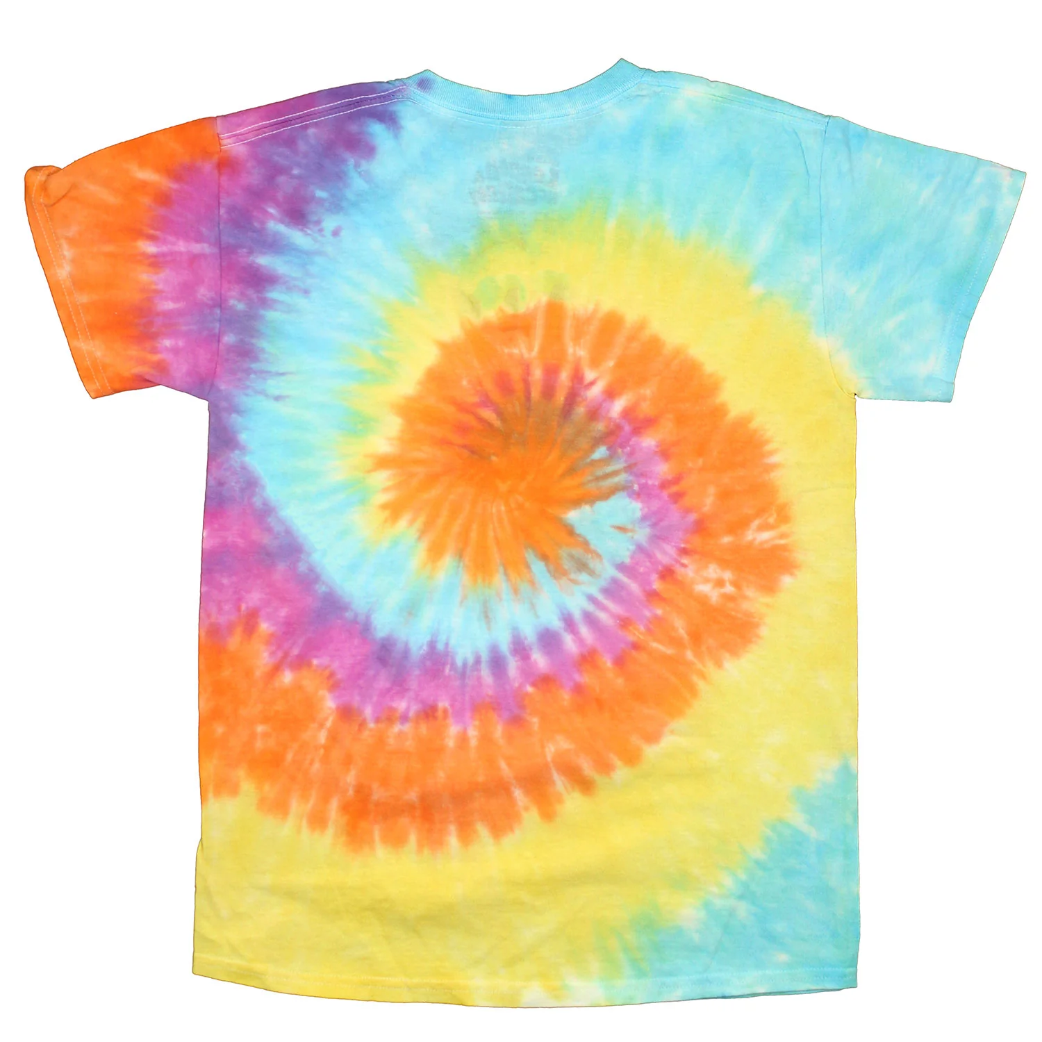 Lucy in the Sky With Diamonds Distressed Tie Dye T-shirt - Image 2