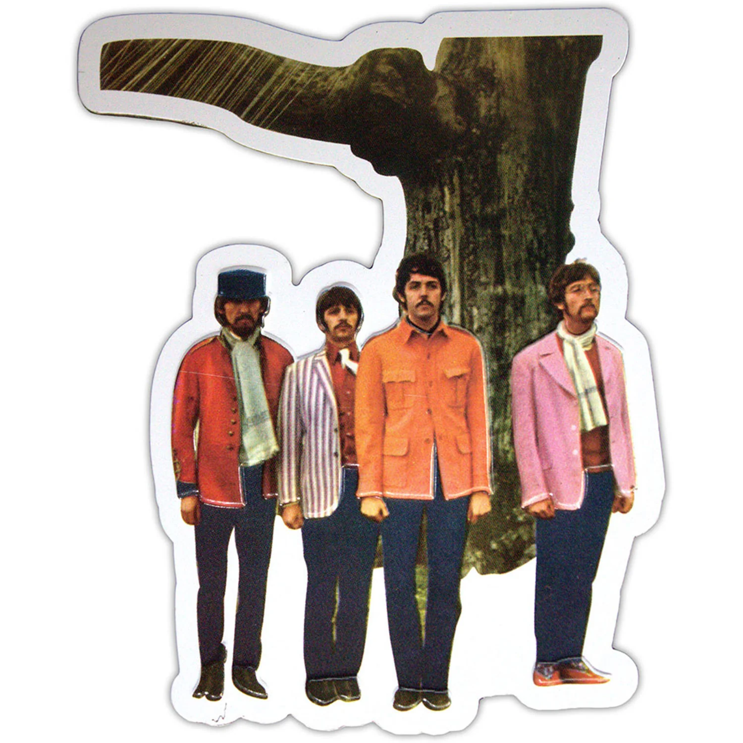 Strawberry Fields Forever Embossed Magnet