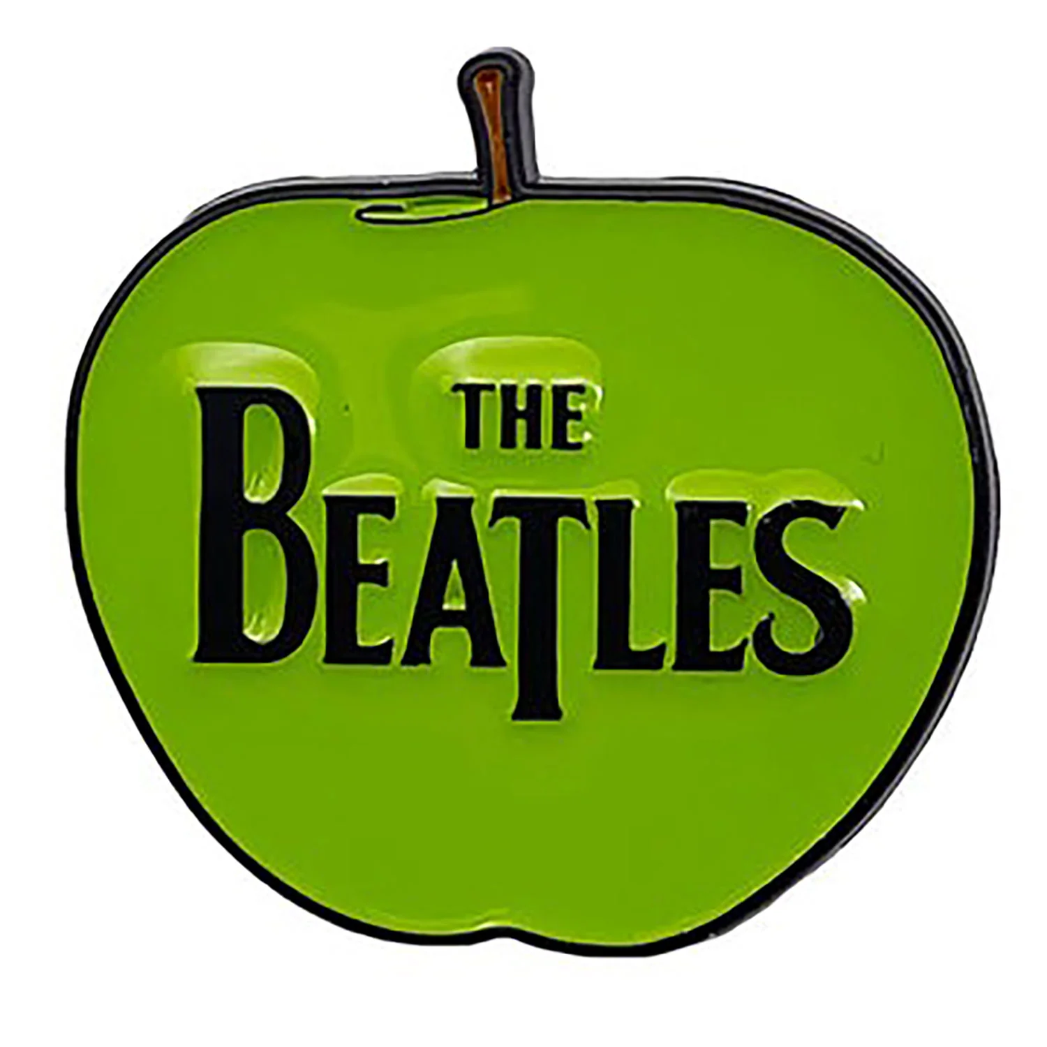 The Beatles Apple Logo Pewter Pin Badge - Image 2