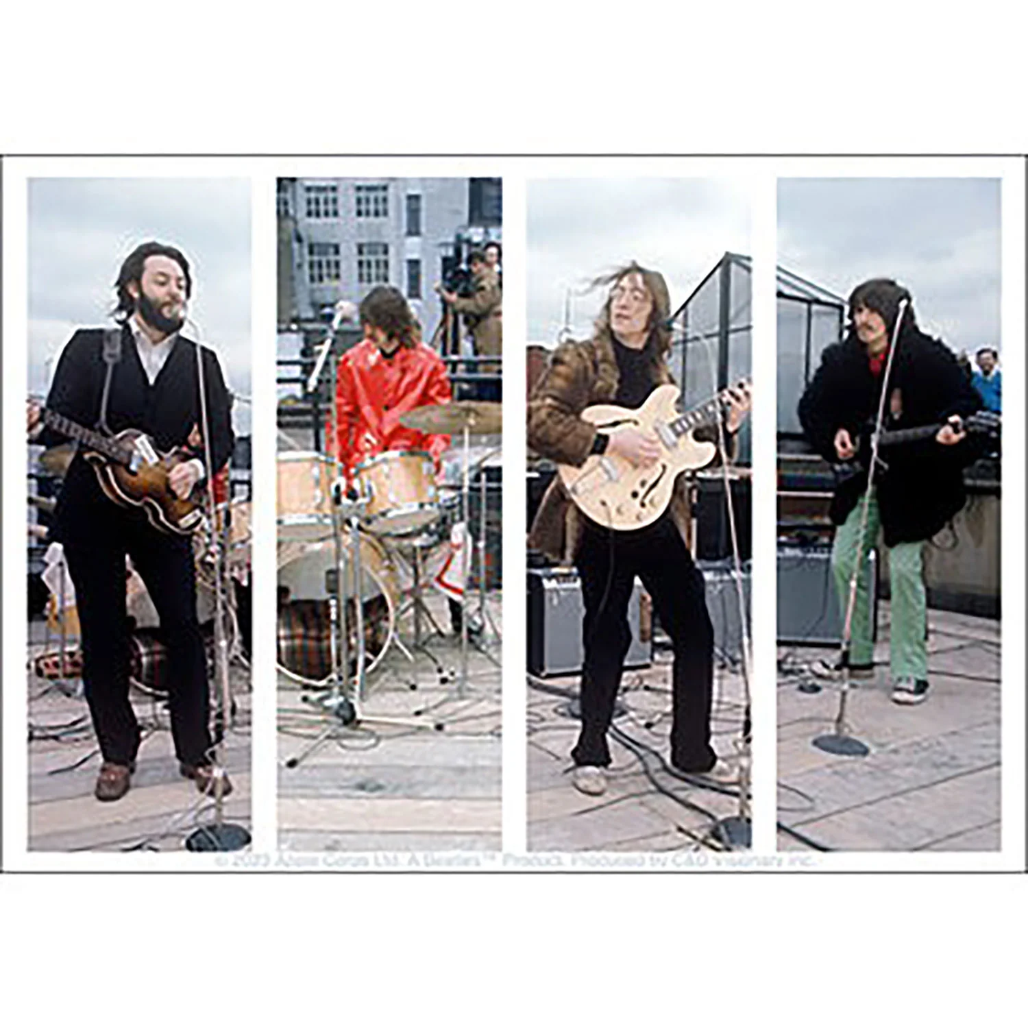 The Beatles Rooftop Performance Sticker
