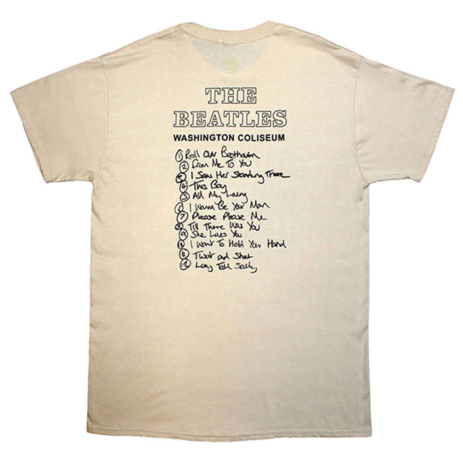 Washington '64 Promo & Setlist T-shirt - Image 2